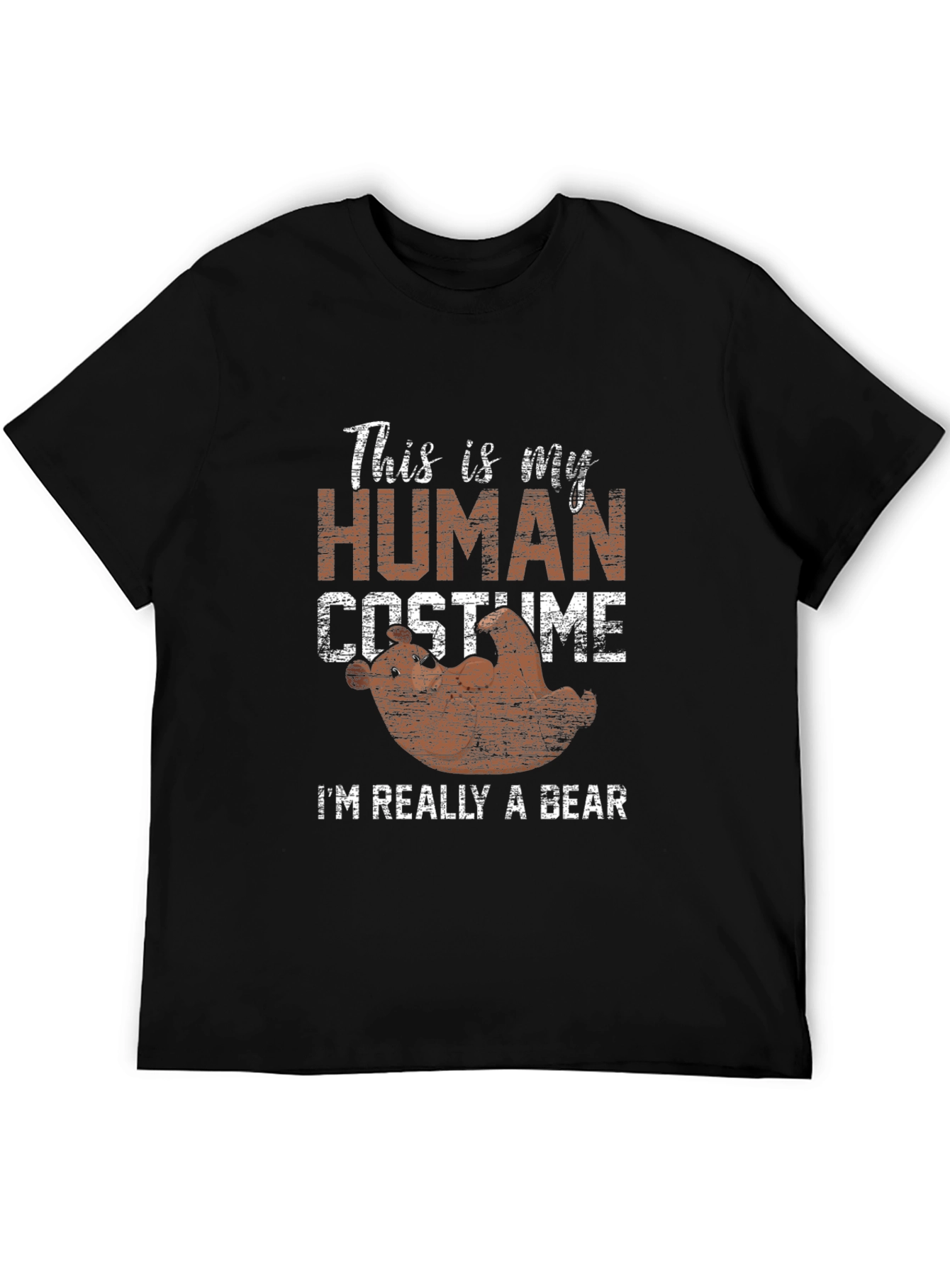 This Is My Human Costume Bear T-Shirt