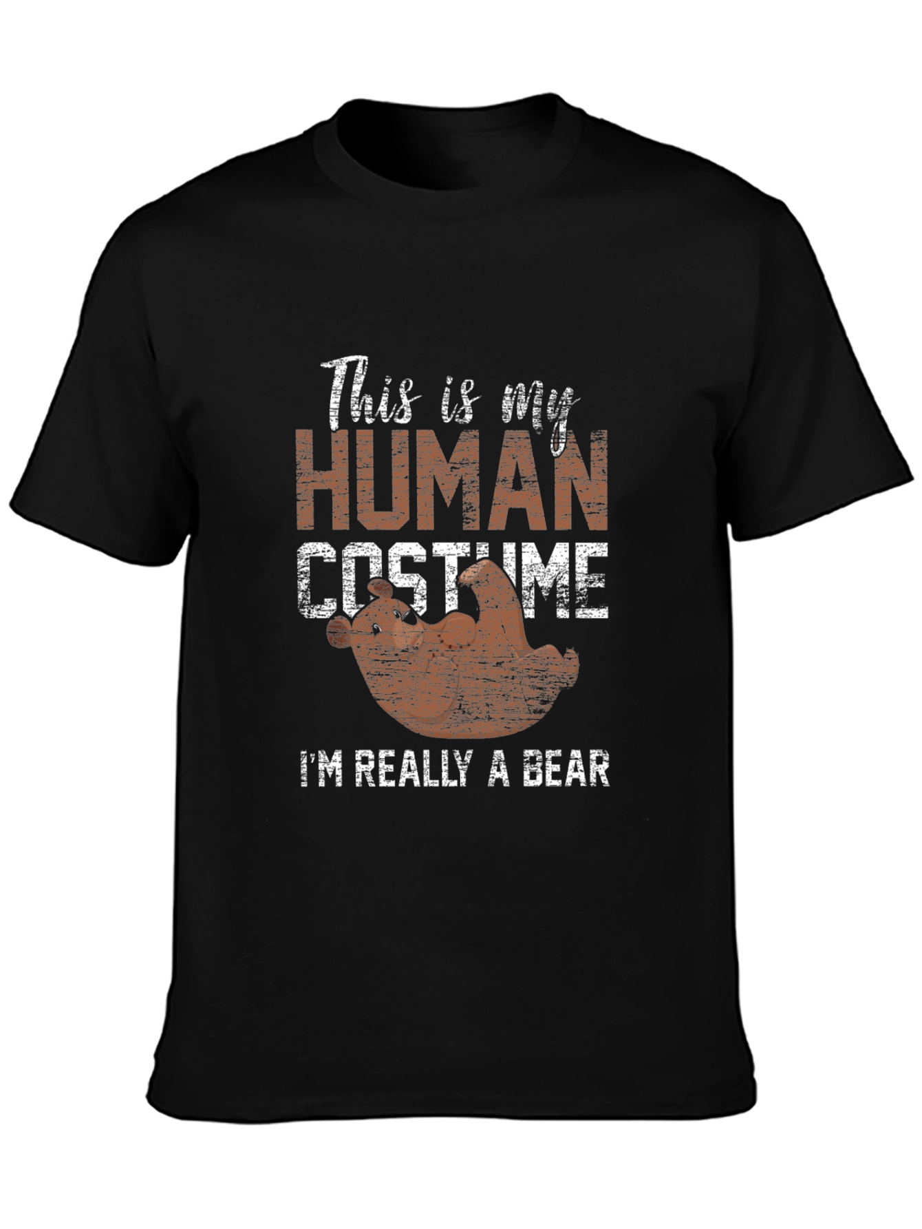 This Is My Human Costume Bear T-Shirt