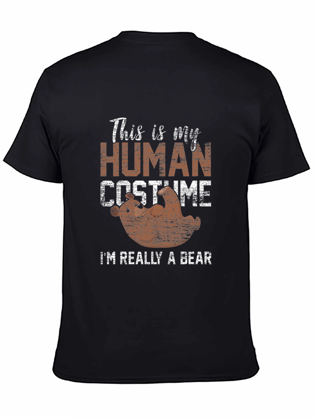 This Is My Human Costume Bear T-Shirt