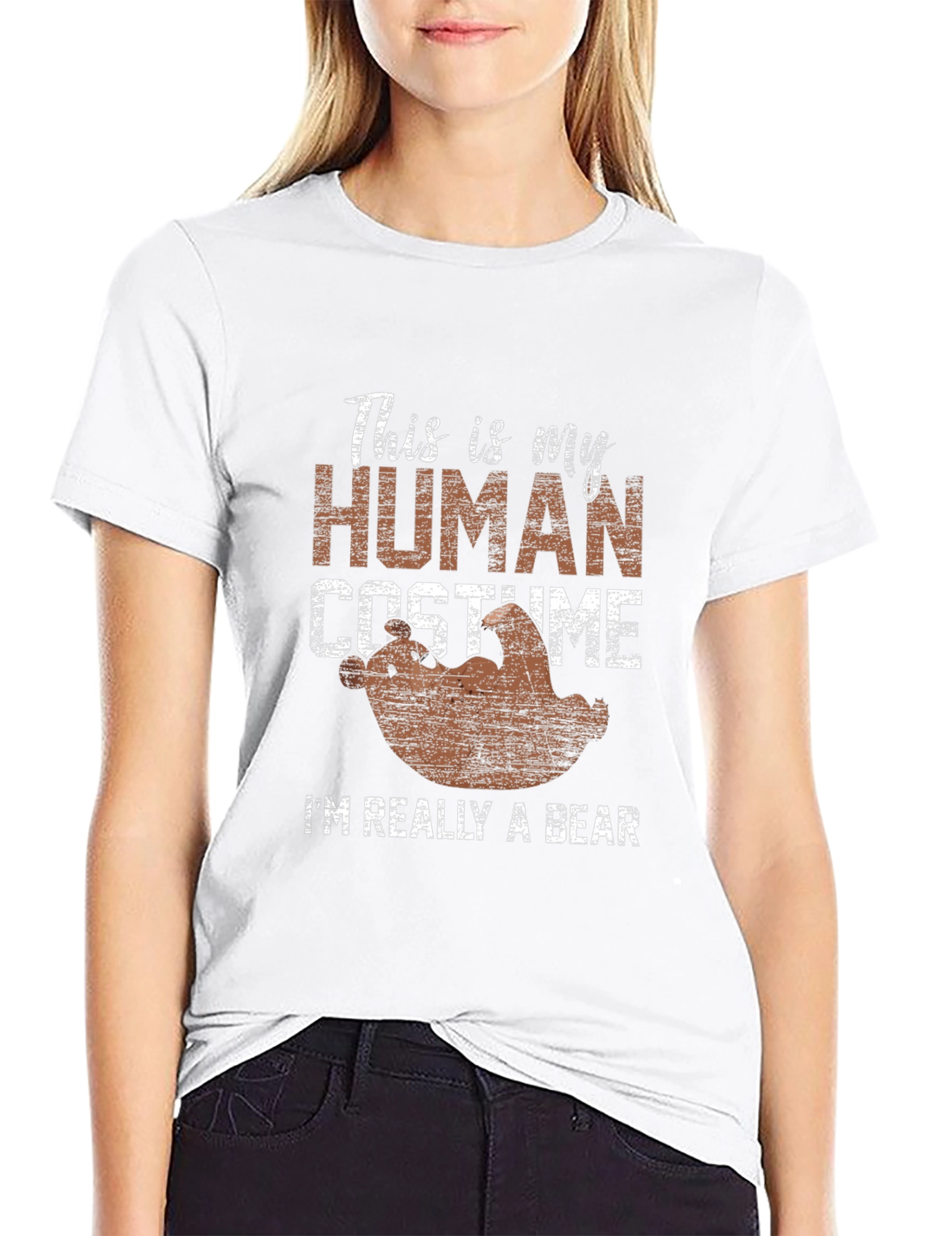 This Is My Human Costume Bear T-Shirt