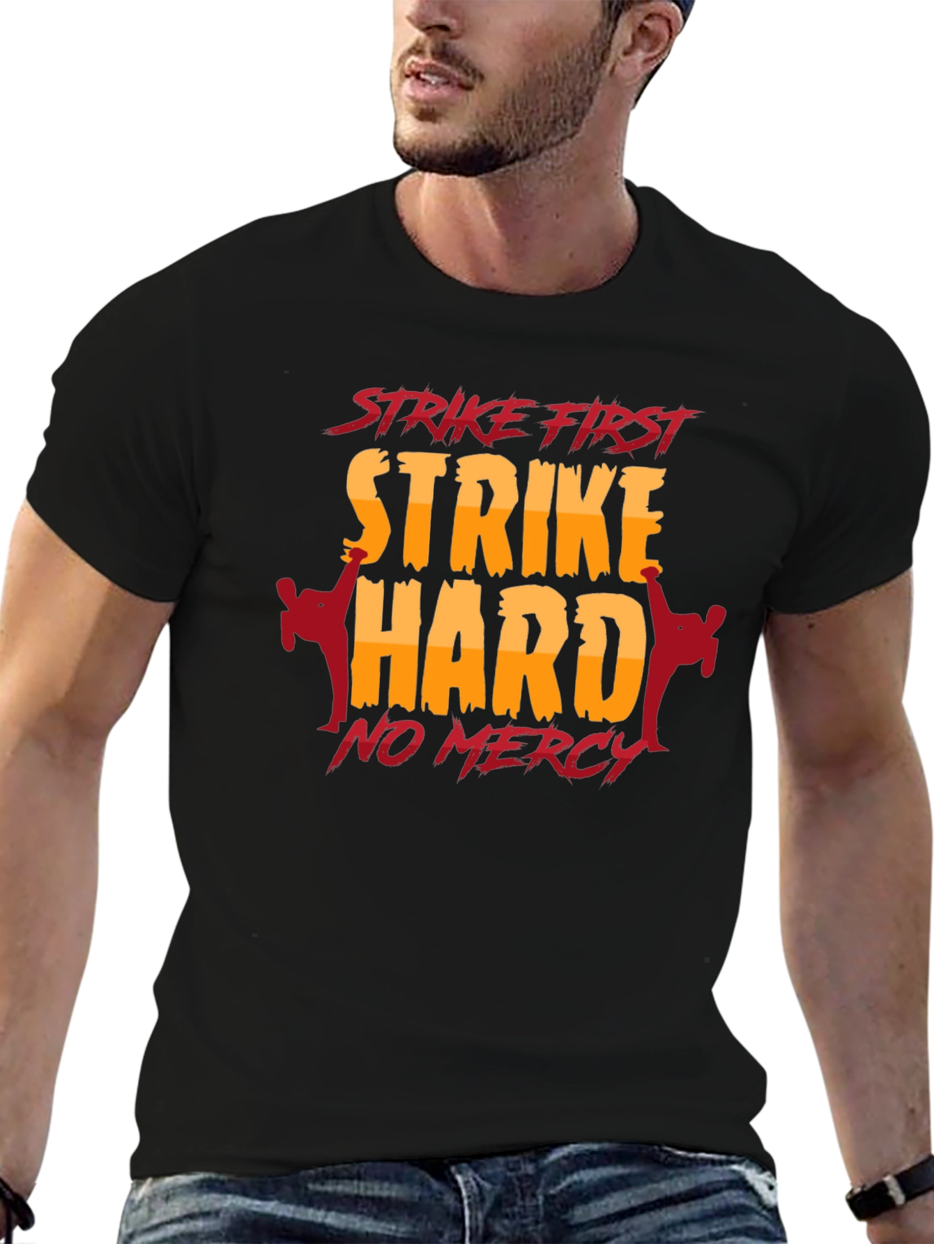 Strike First T-Shirt - Cobra Kai Inspired