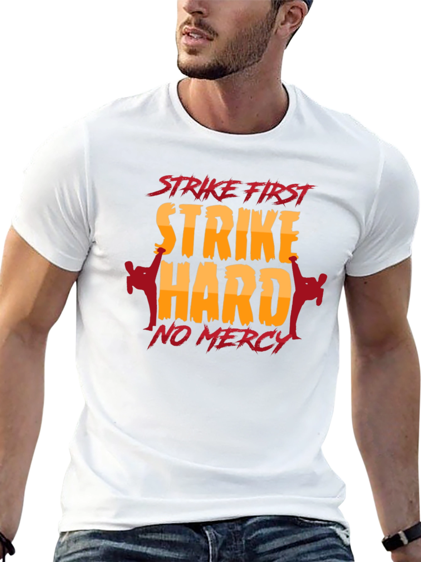 Strike First T-Shirt - Cobra Kai Inspired