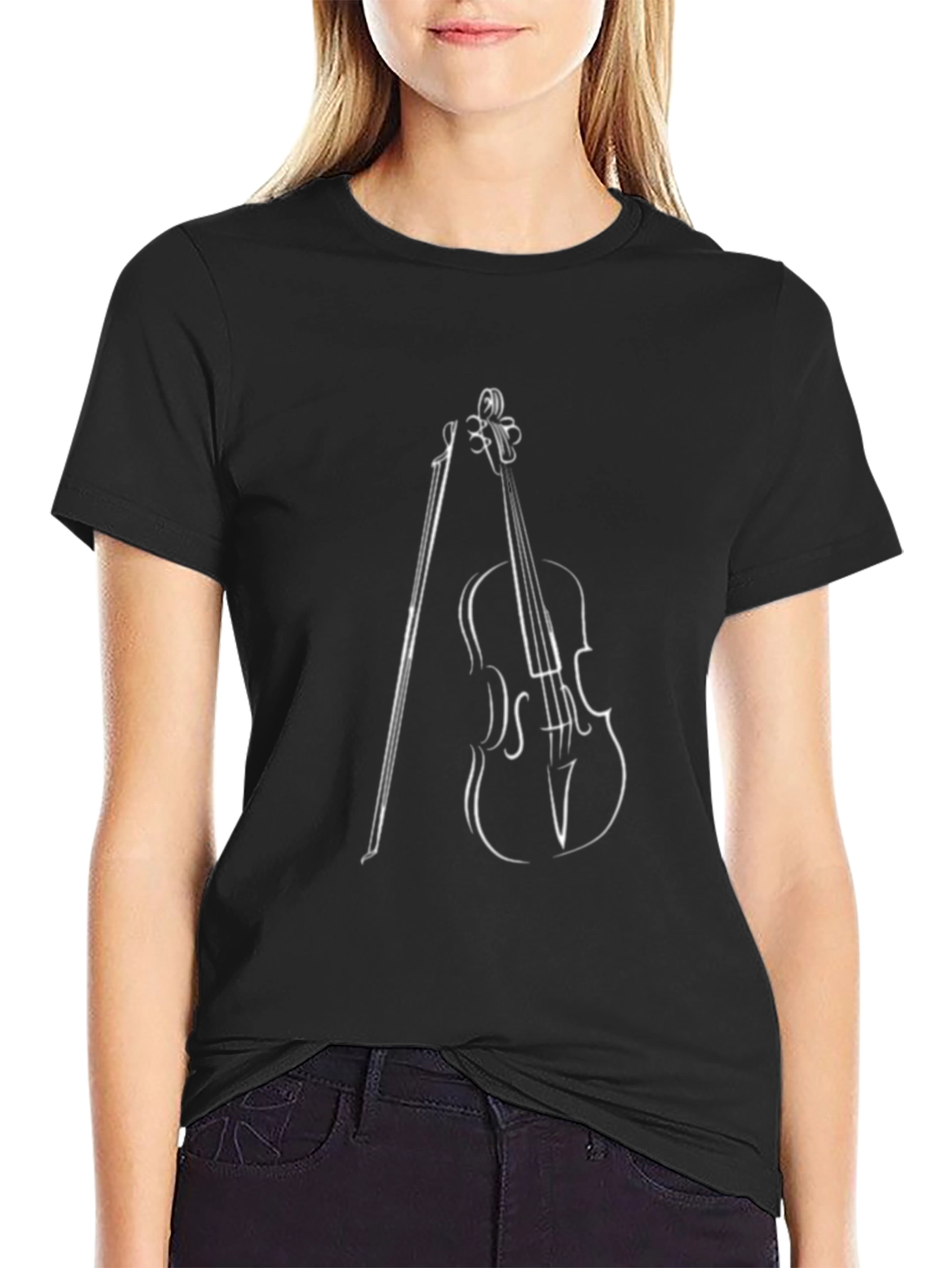 Musical T-Shirt | Violin Graphic Tee