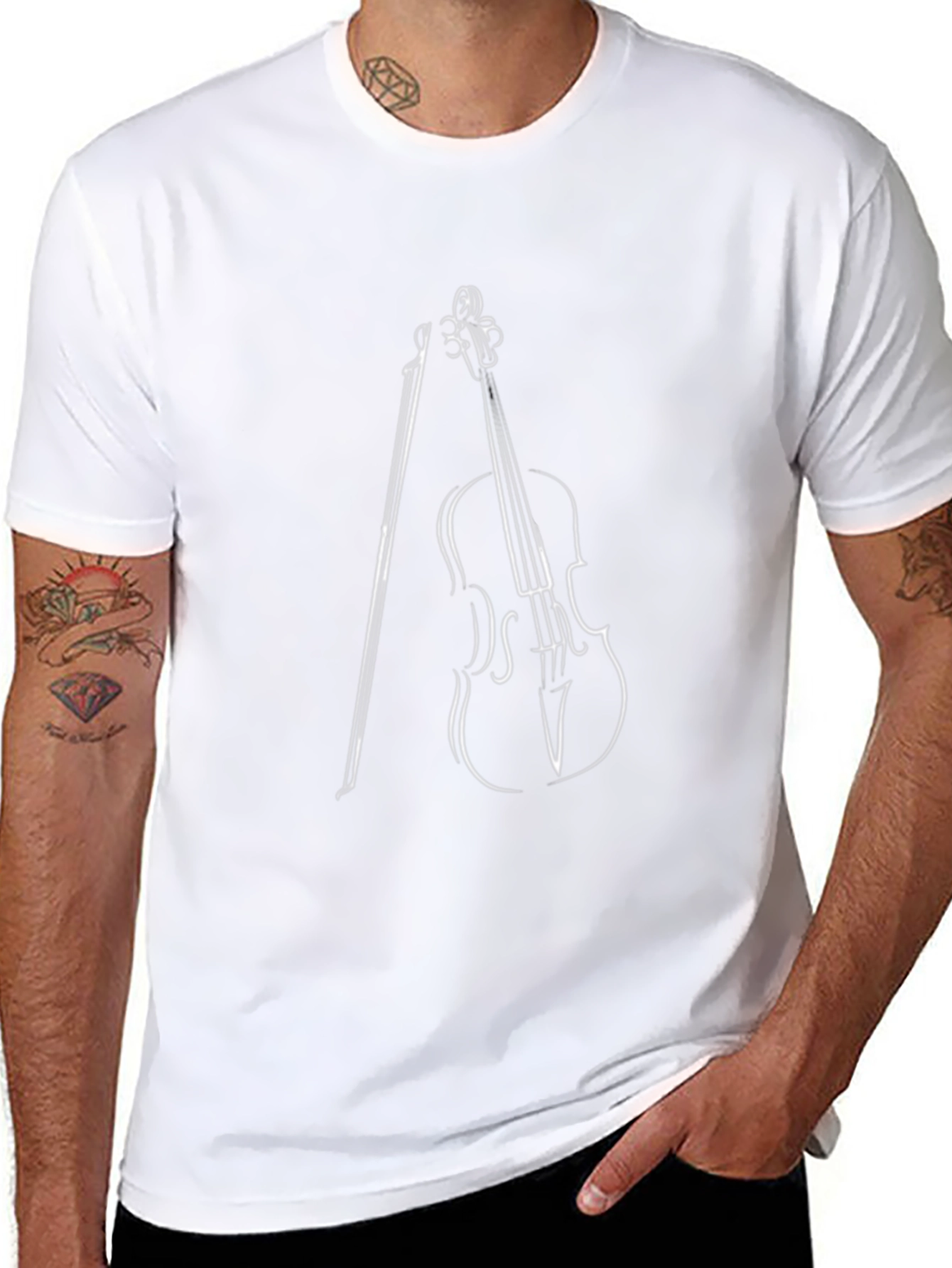 Musical T-Shirt | Violin Graphic Tee