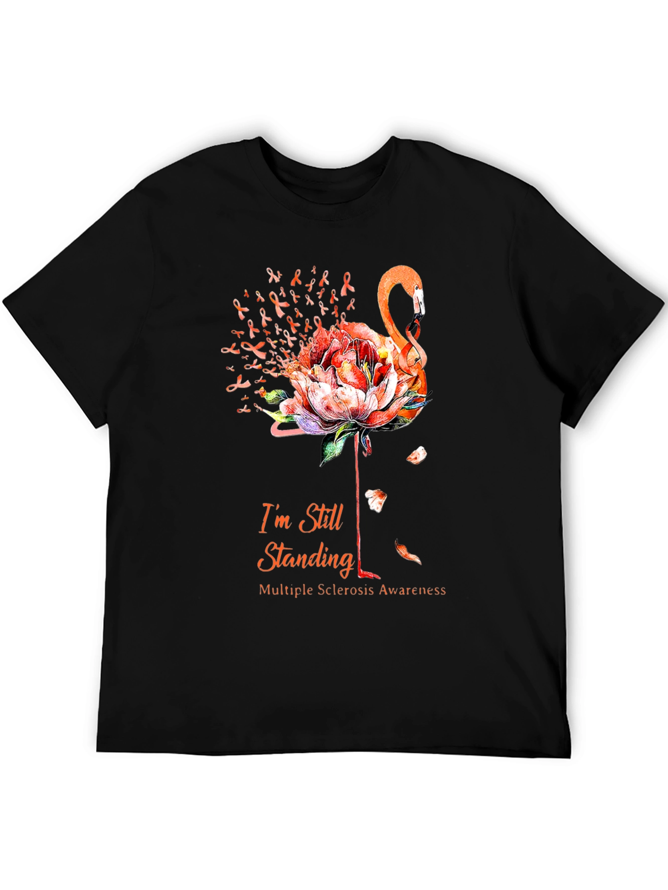 Multiple Sclerosis Awareness Flamingo T-Shirt