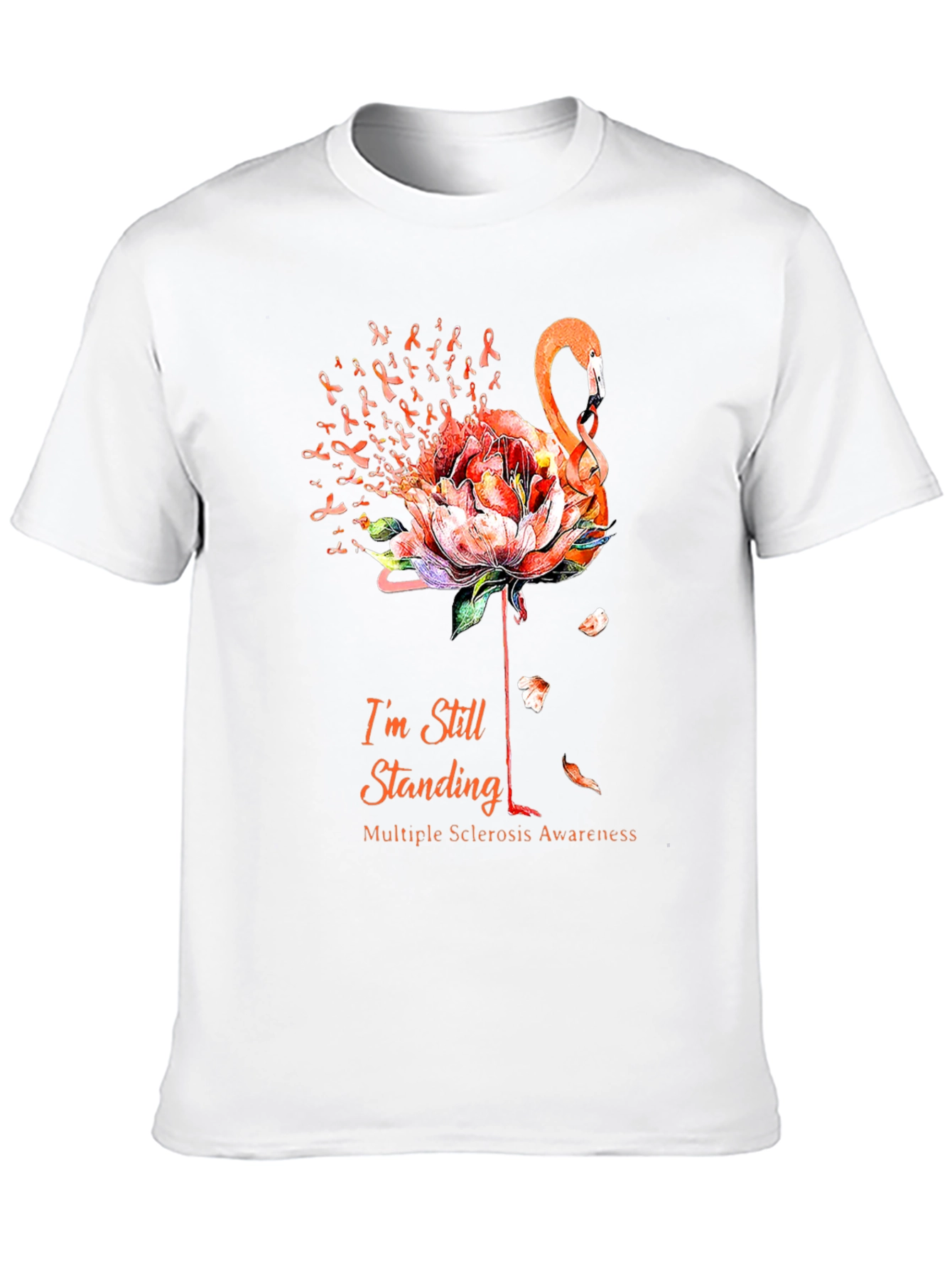 Multiple Sclerosis Awareness Flamingo T-Shirt