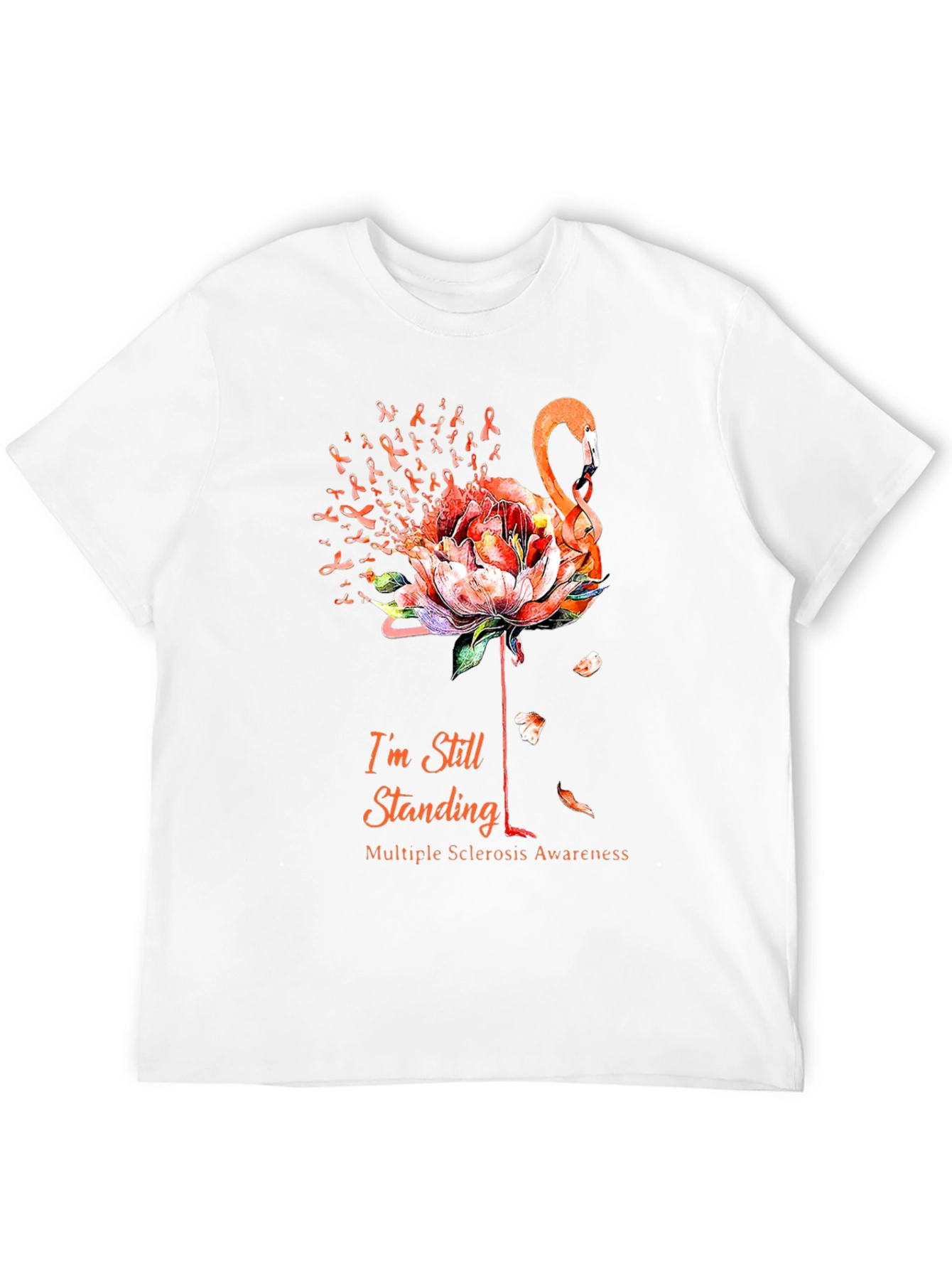 Multiple Sclerosis Awareness Flamingo T-Shirt