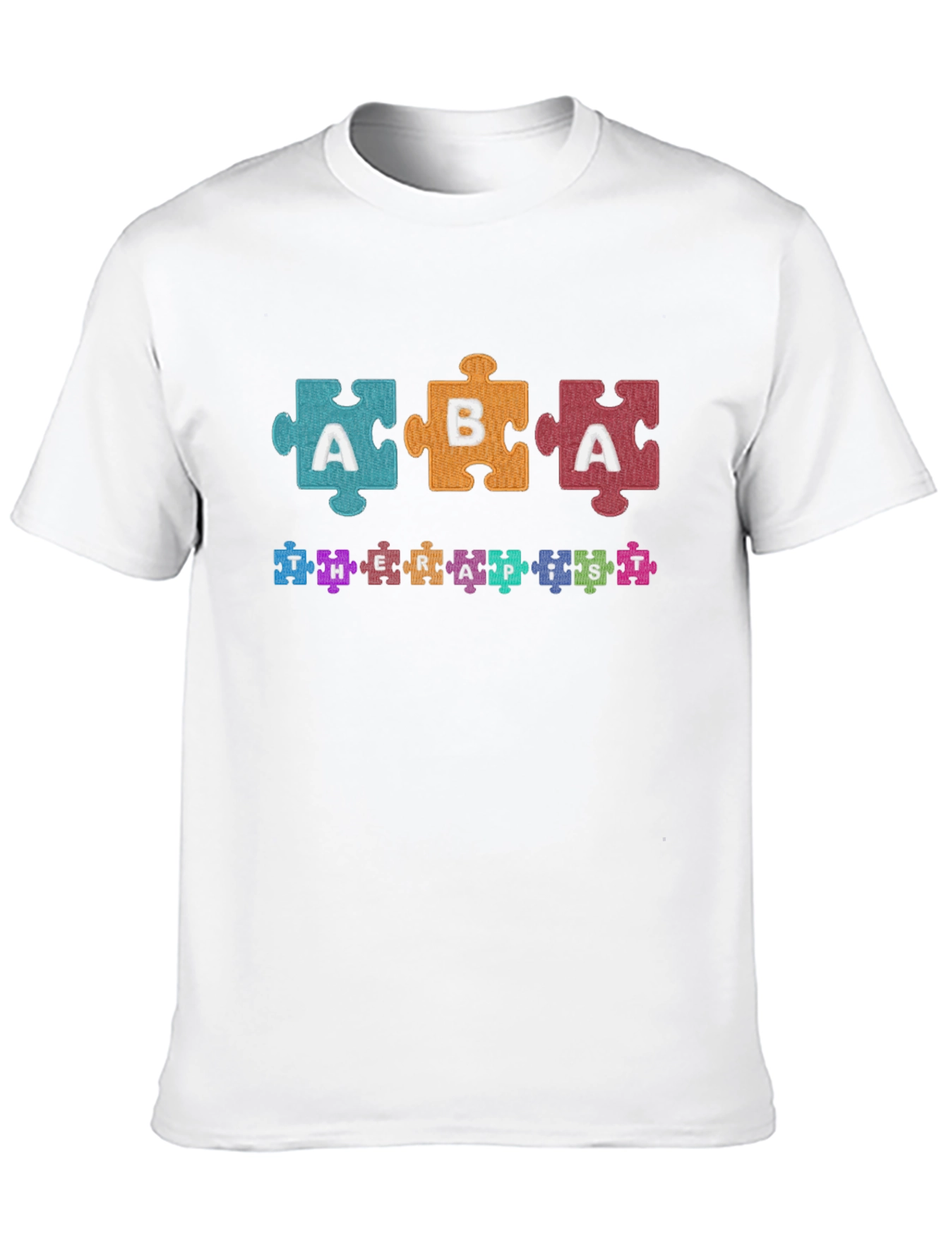 ABA Therapist Jigsaw Puzzle T-Shirt