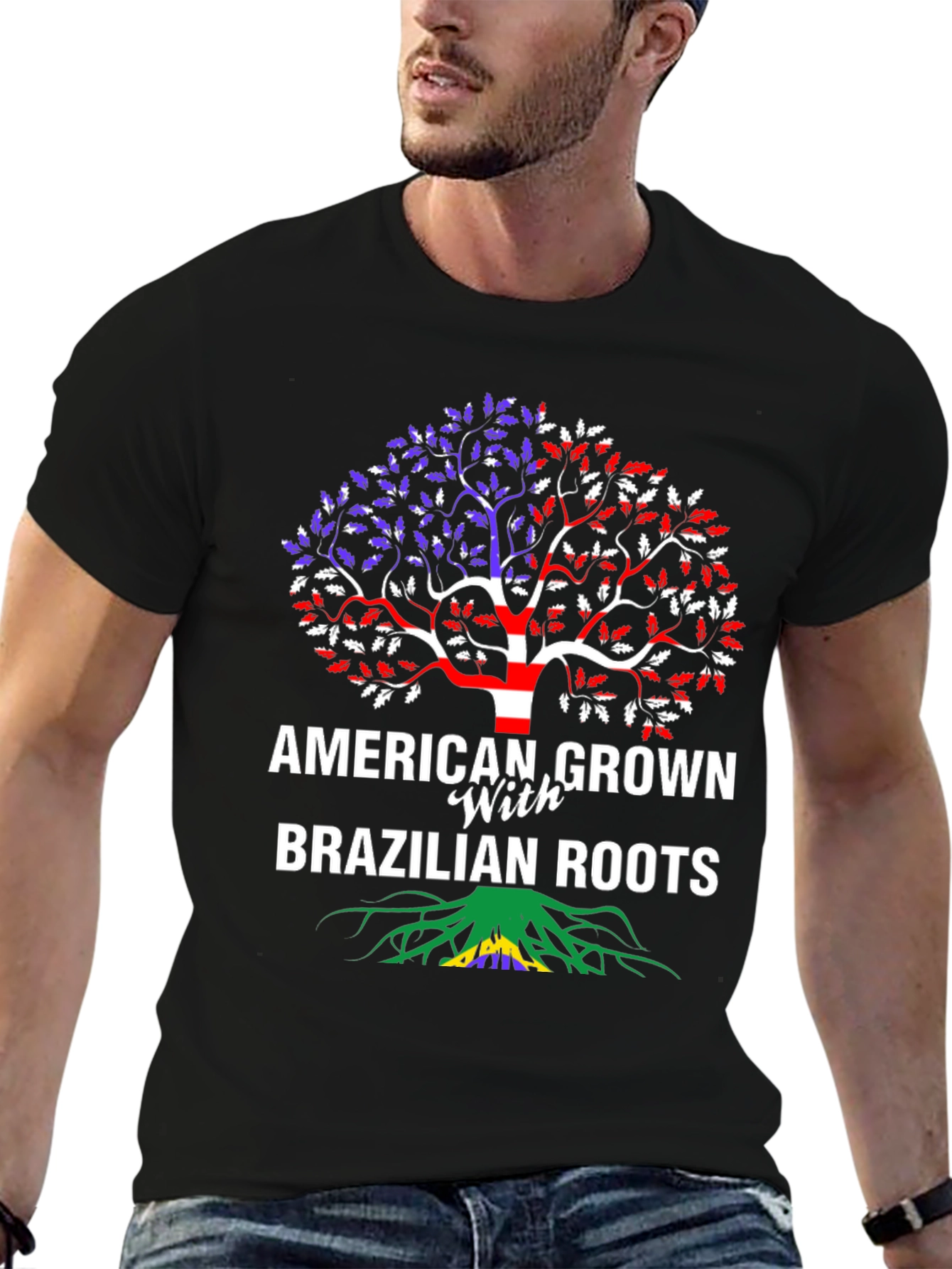 American Grown with Brazilian Roots T-Shirt
