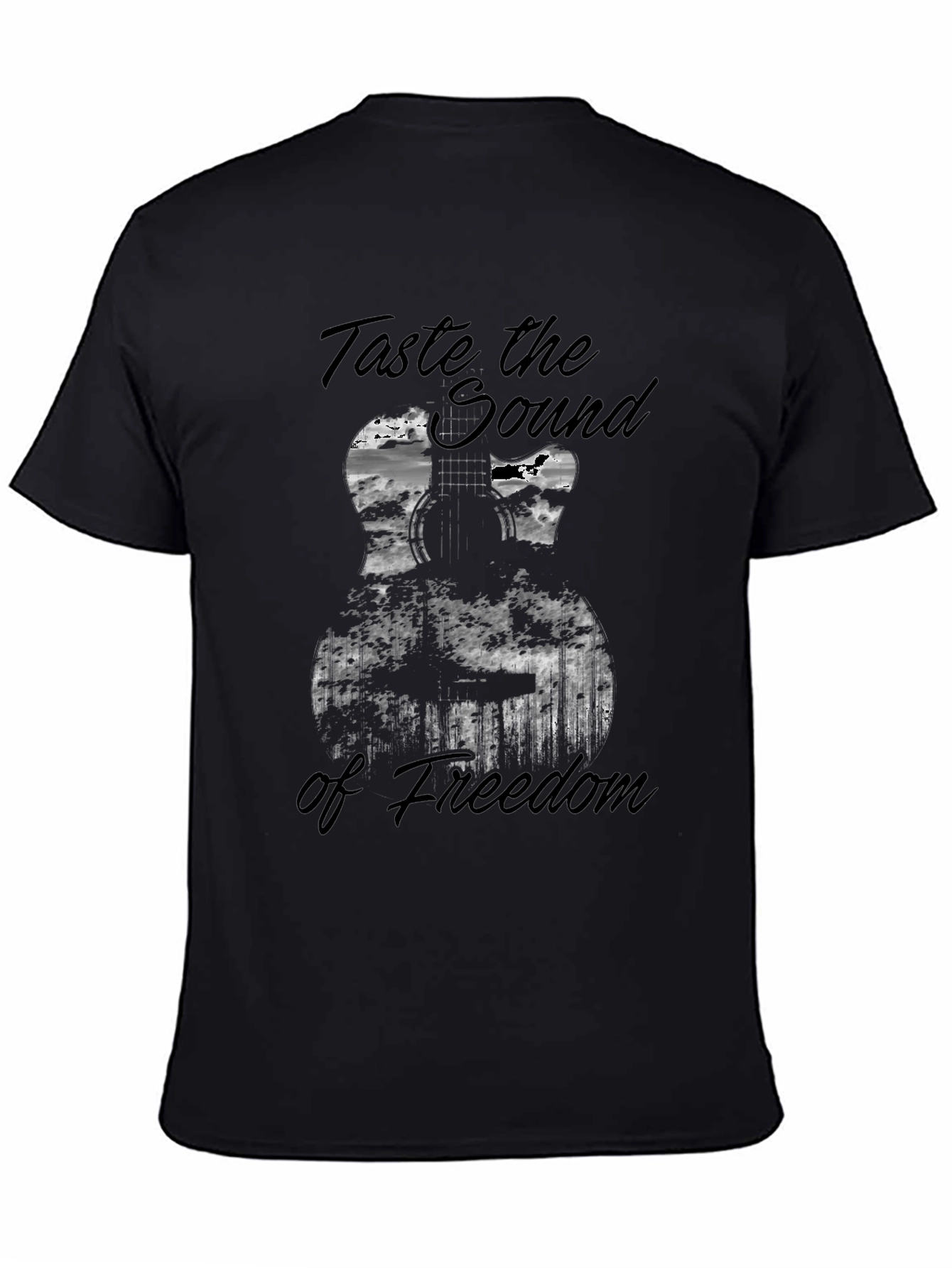 Taste of Freedom Guitar Graphic T-Shirt