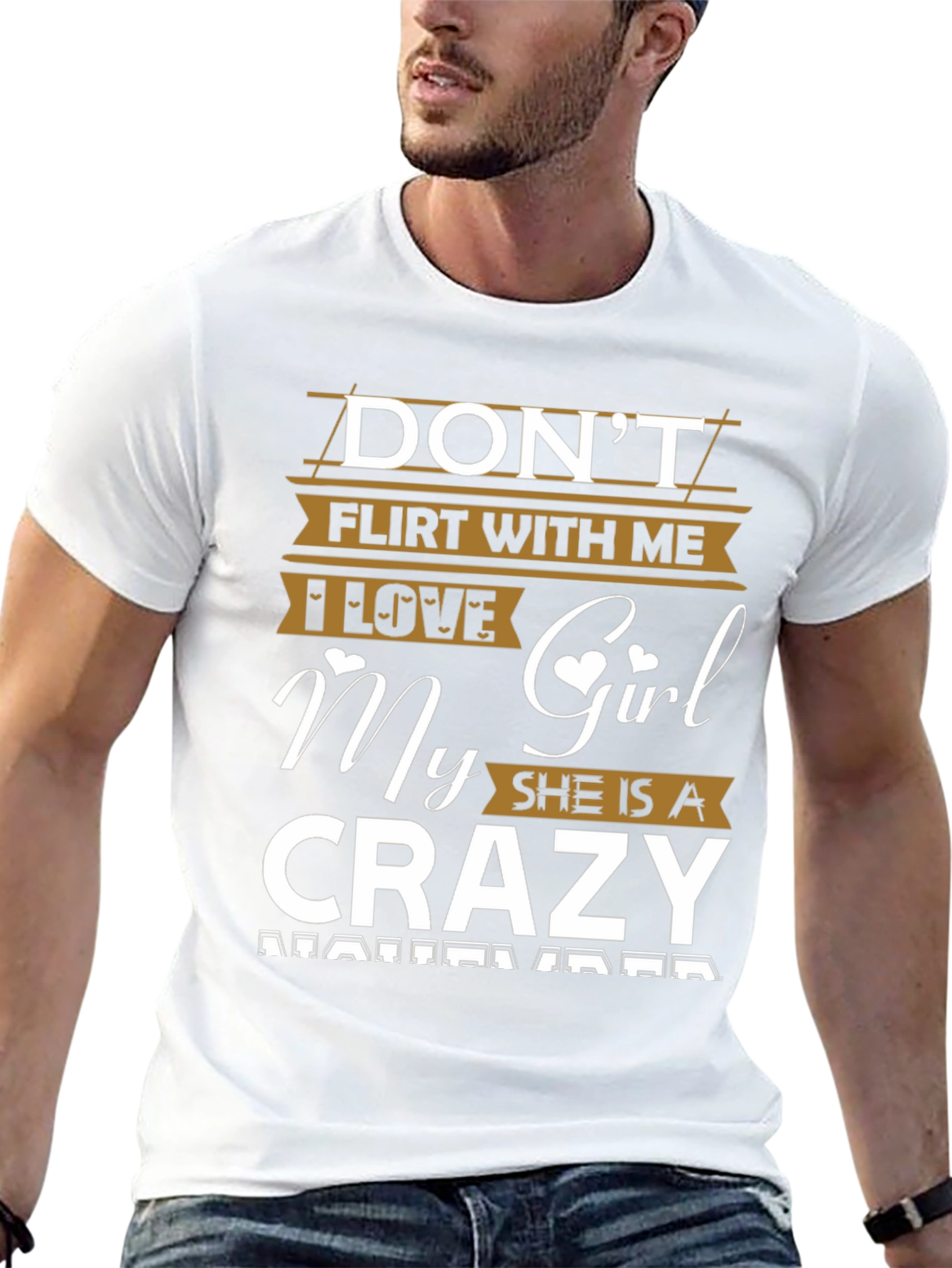 Dont Flirt With Me Crazy Girl T-Shirt