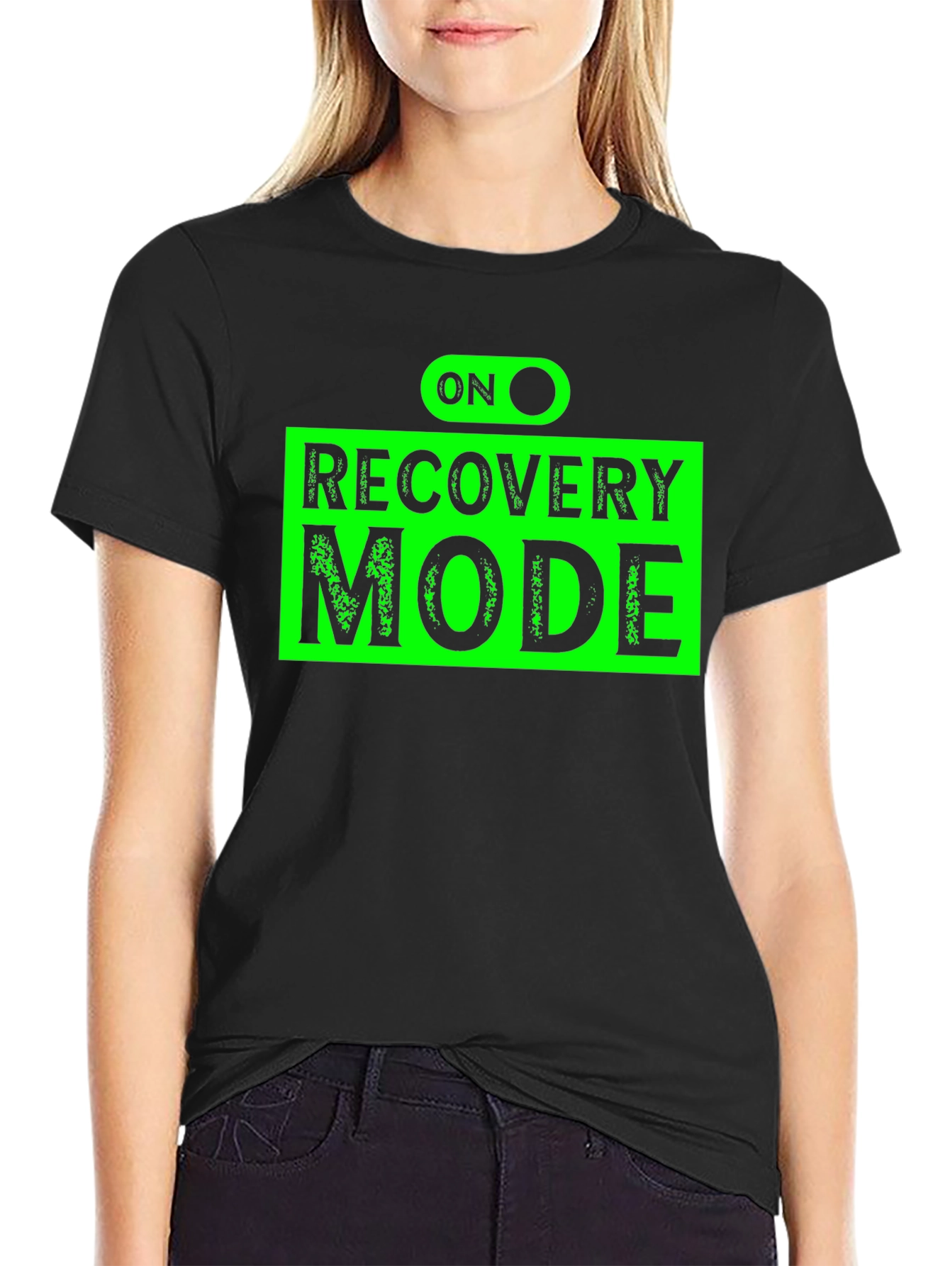Recovery Mode T-Shirt - Black Graphic Tee