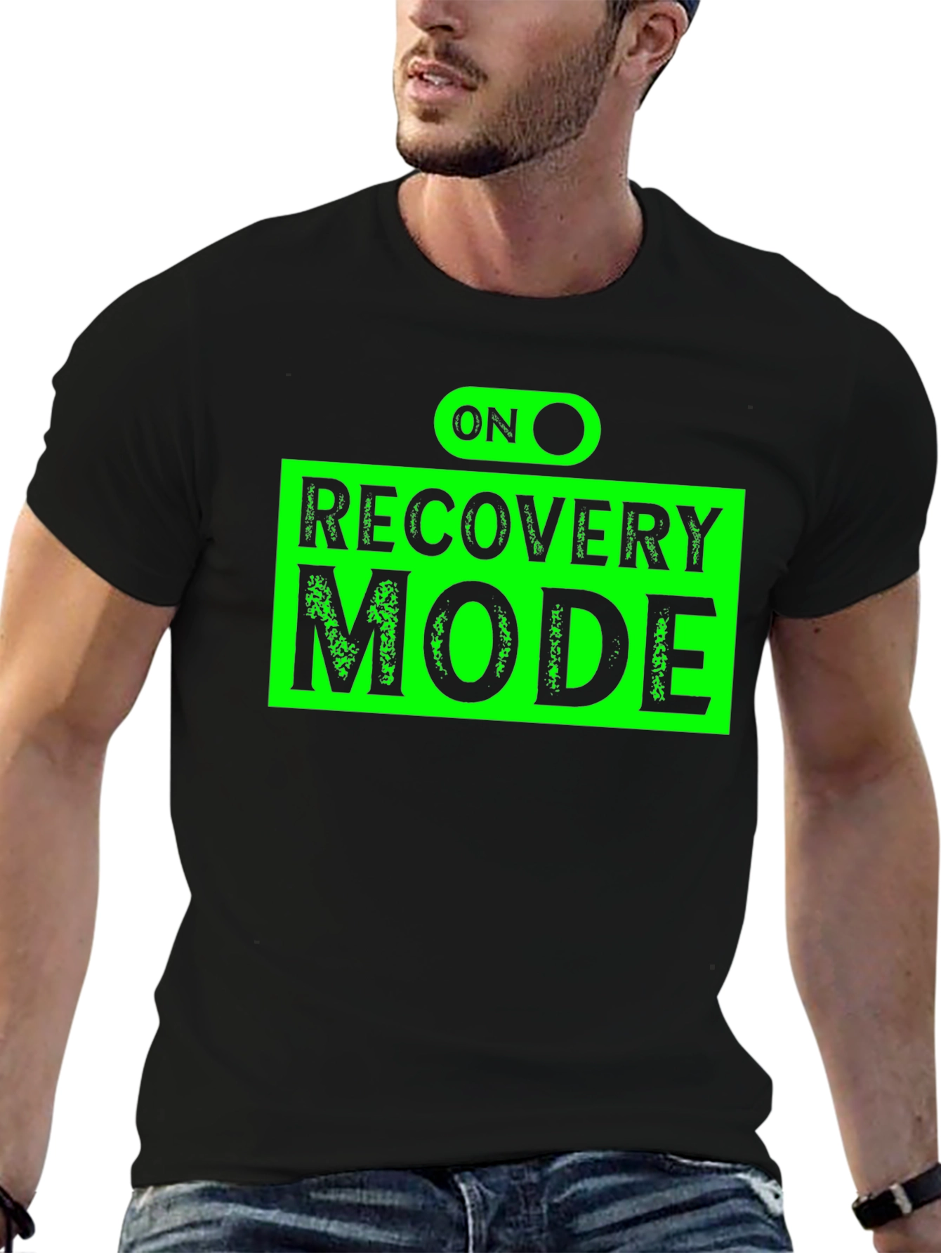 Recovery Mode T-Shirt - Black Graphic Tee