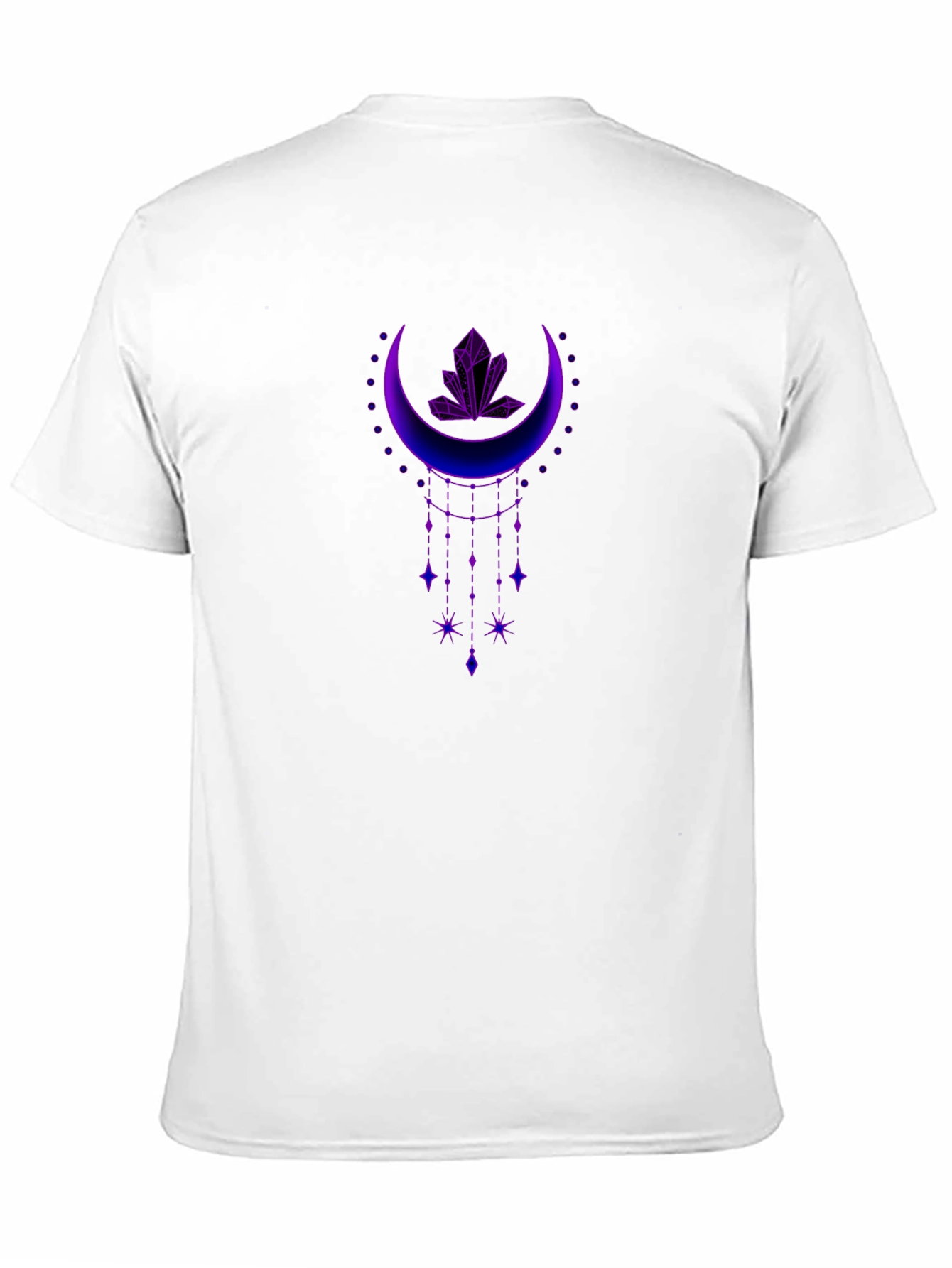 Mystic Moon Crystal Graphic Tee - Black