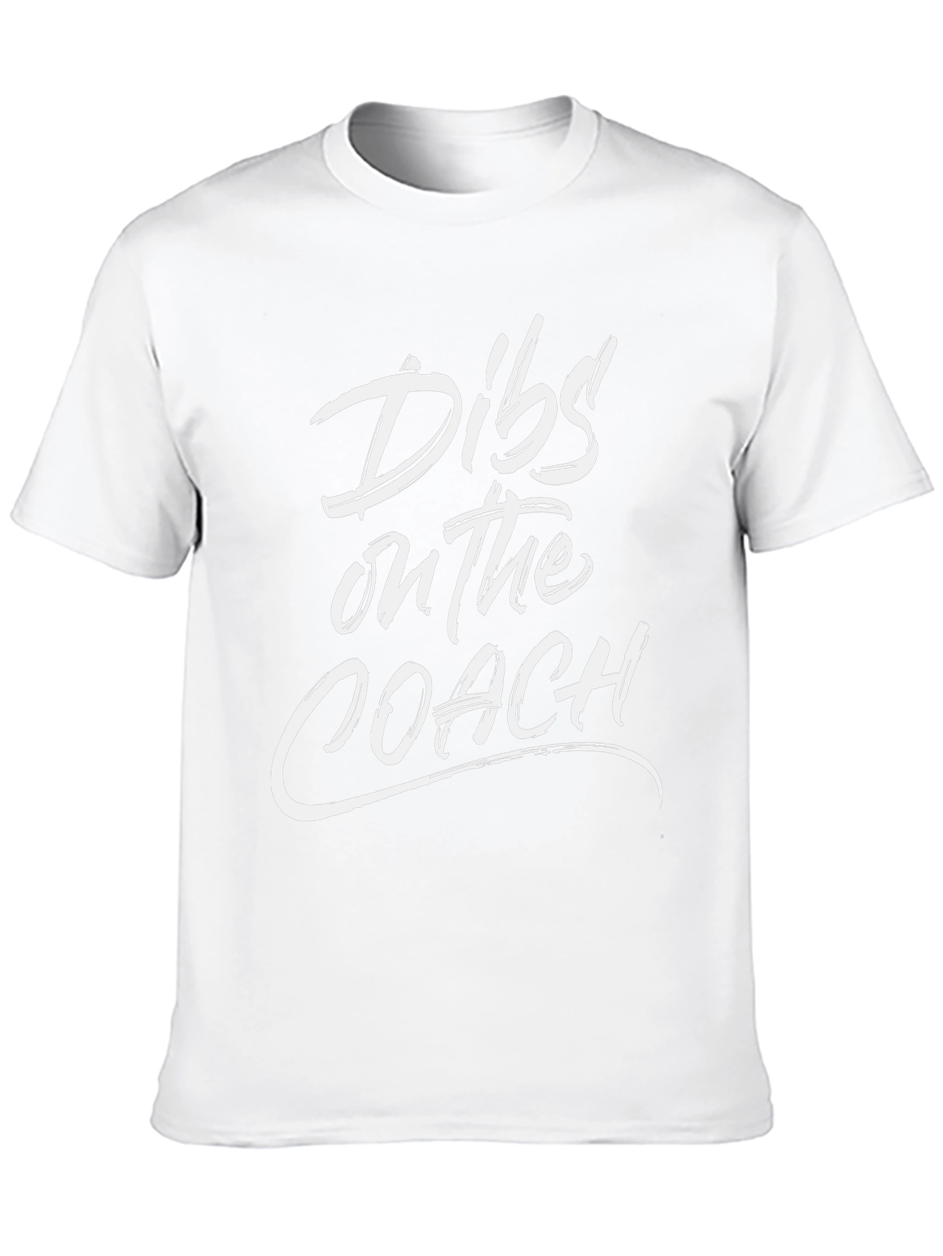 Dibs On The Coach - Novelty T-Shirt