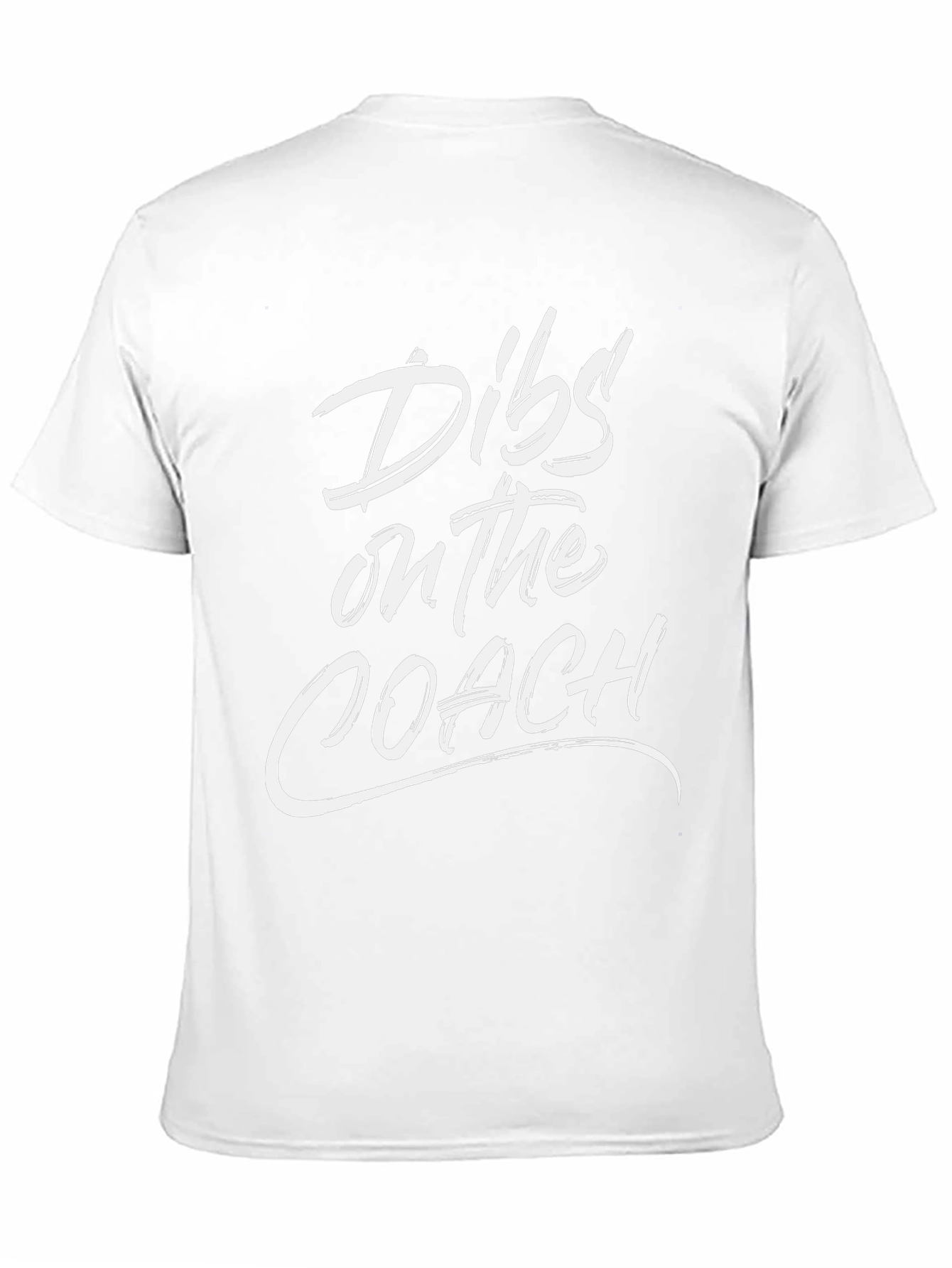Dibs On The Coach - Novelty T-Shirt