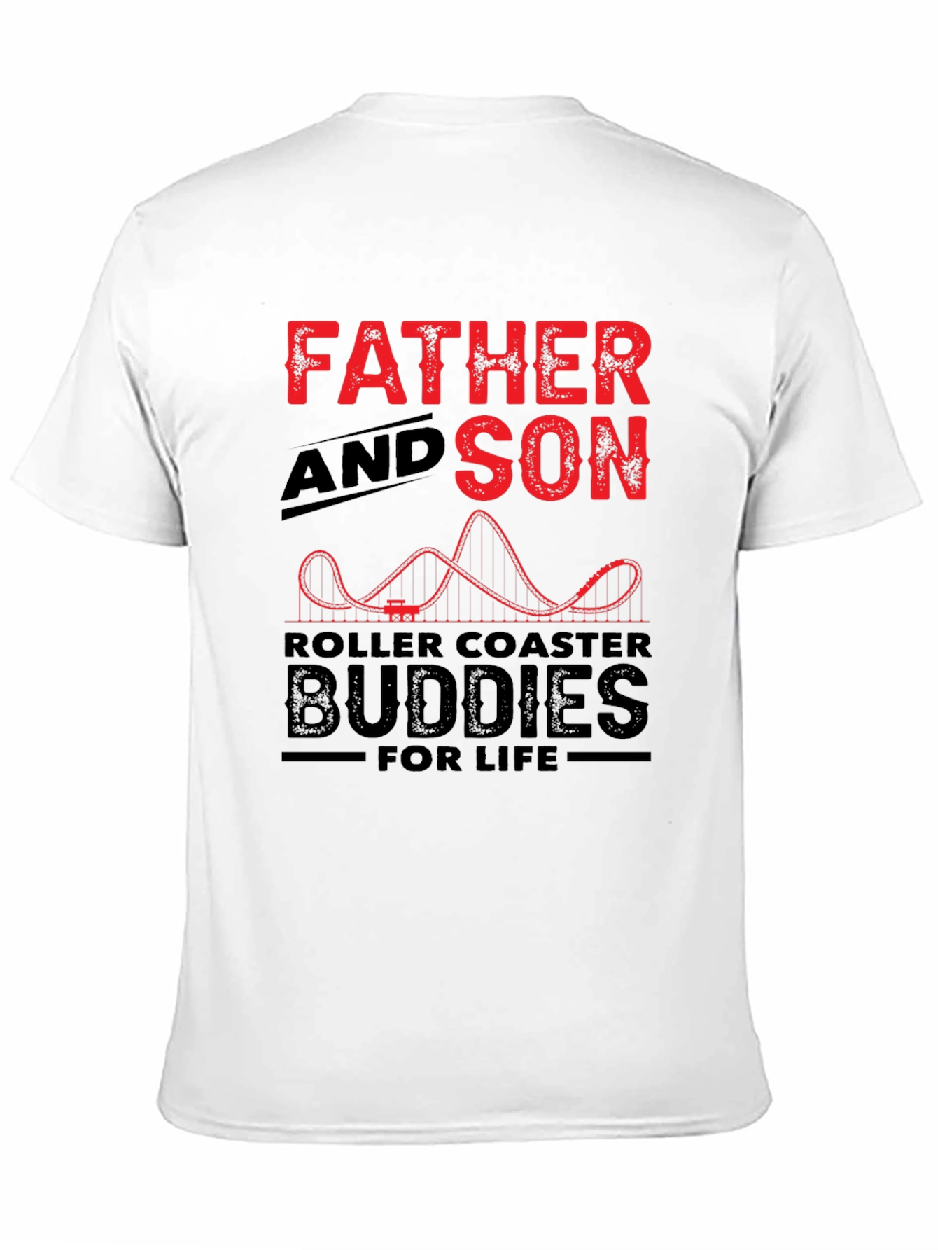Father and Son Roller Coaster Buddies T-Shirt