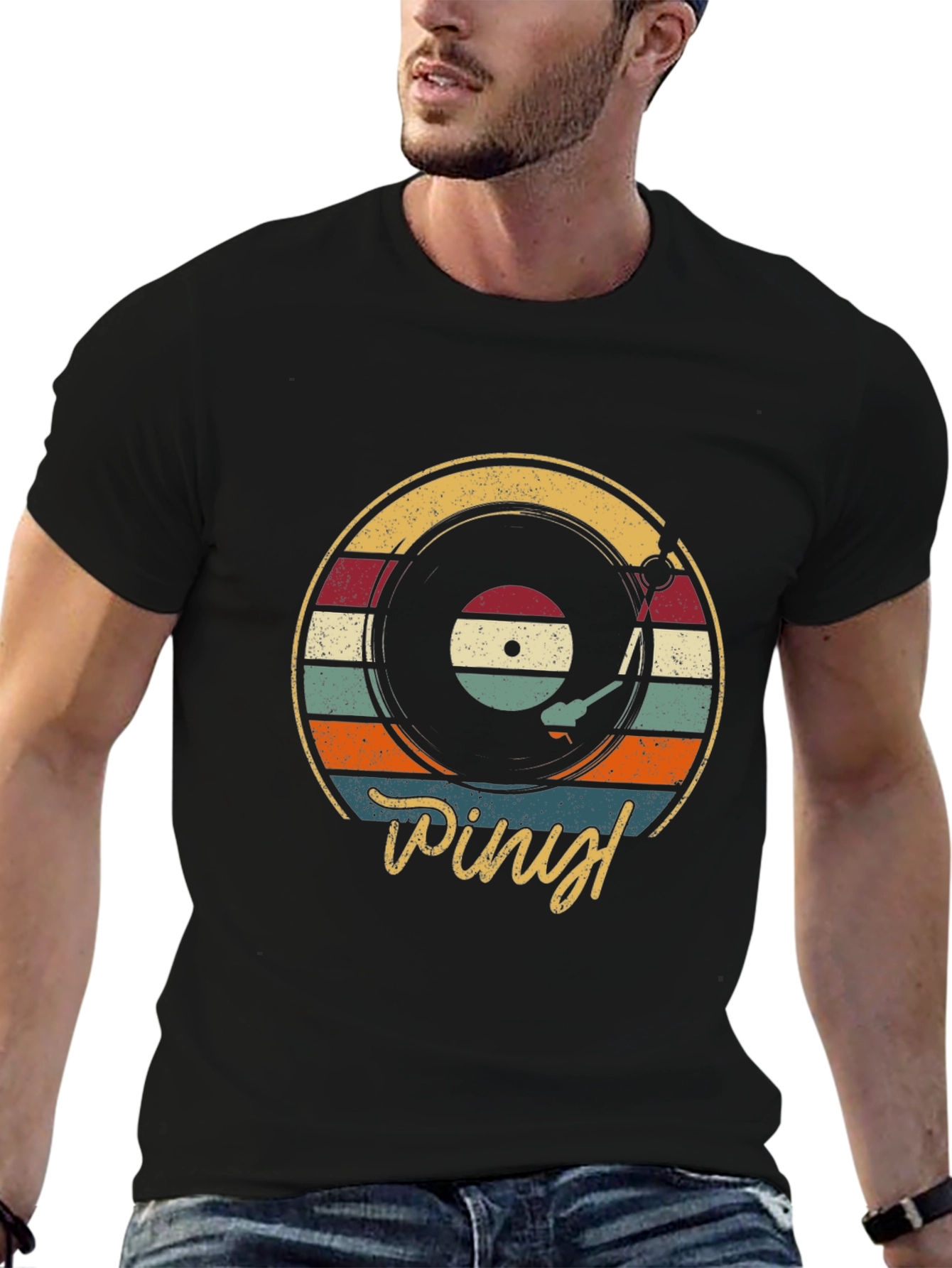 Retro Vinyl Record T-Shirt
