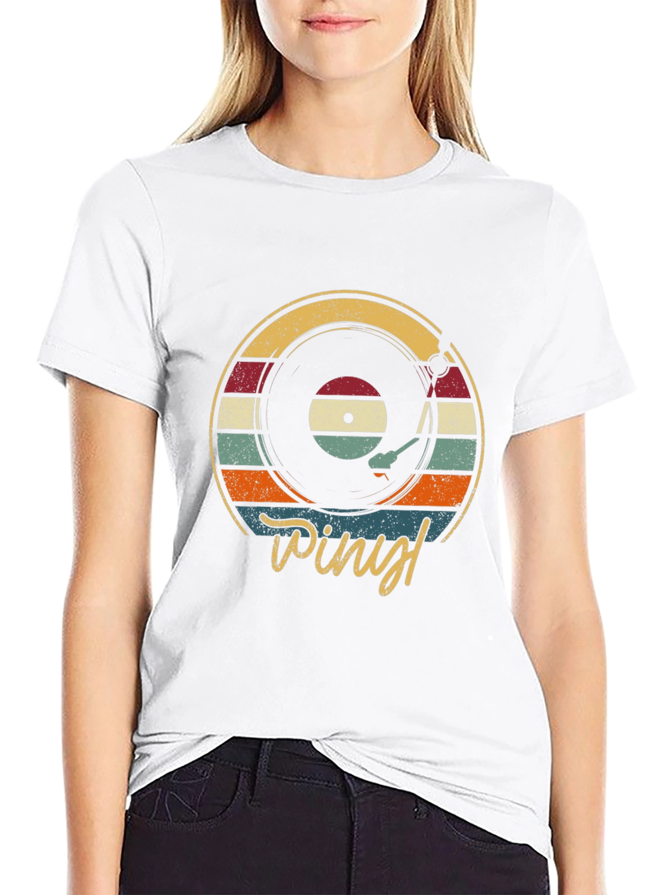 Retro Vinyl Record T-Shirt