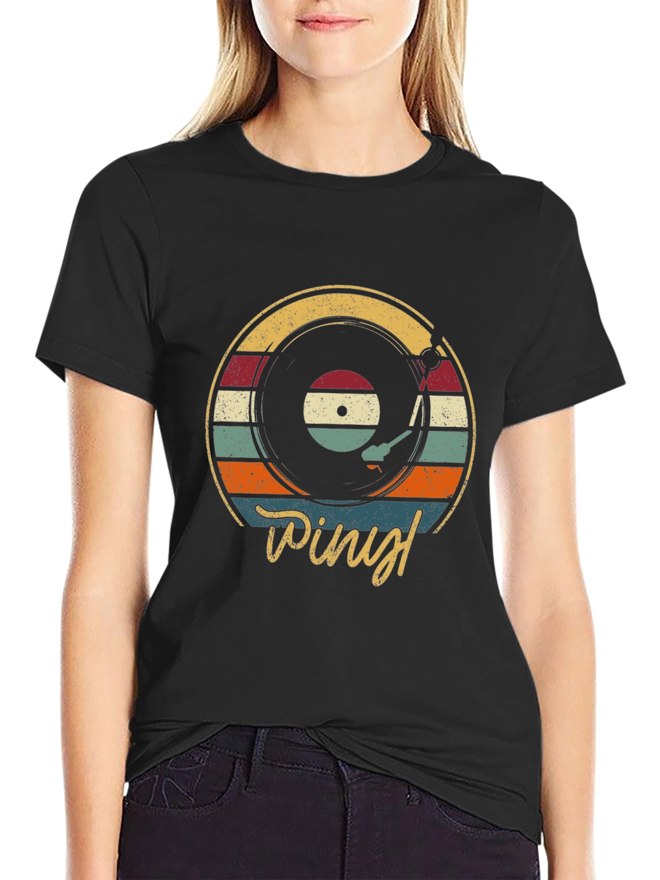 Retro Vinyl Record T-Shirt