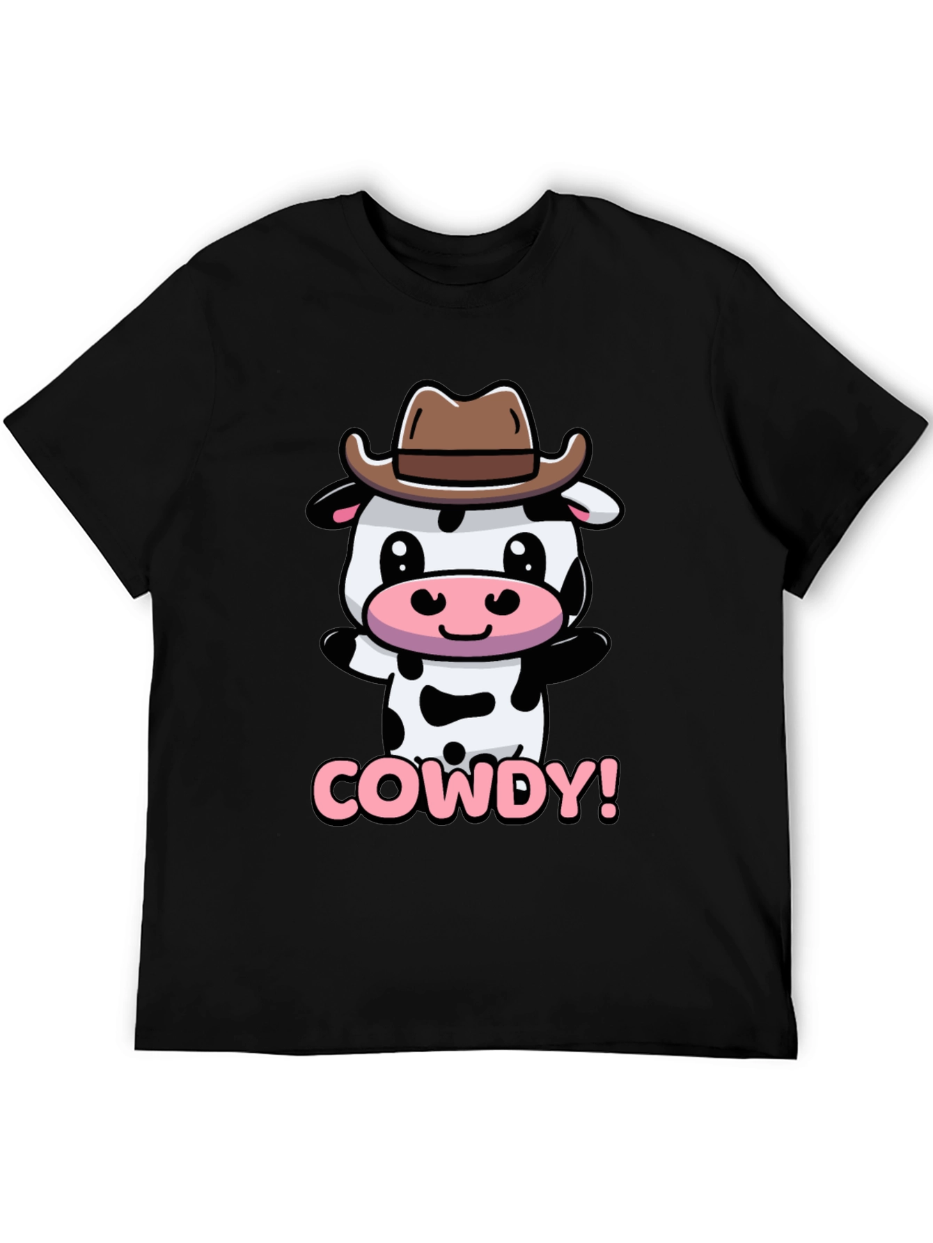 Cute Cowdy Cowboy Cow T-Shirt
