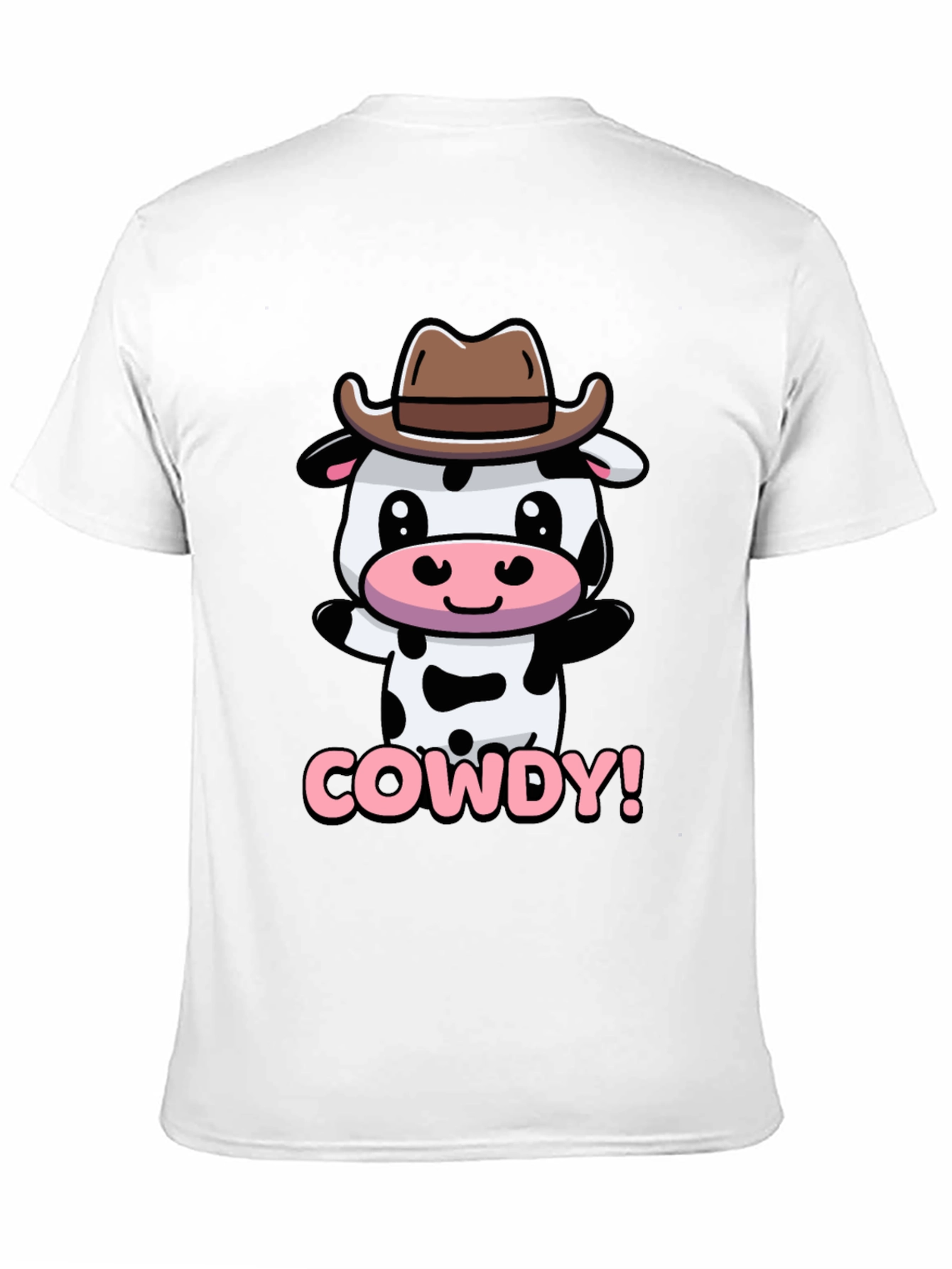 Cute Cowdy Cowboy Cow T-Shirt