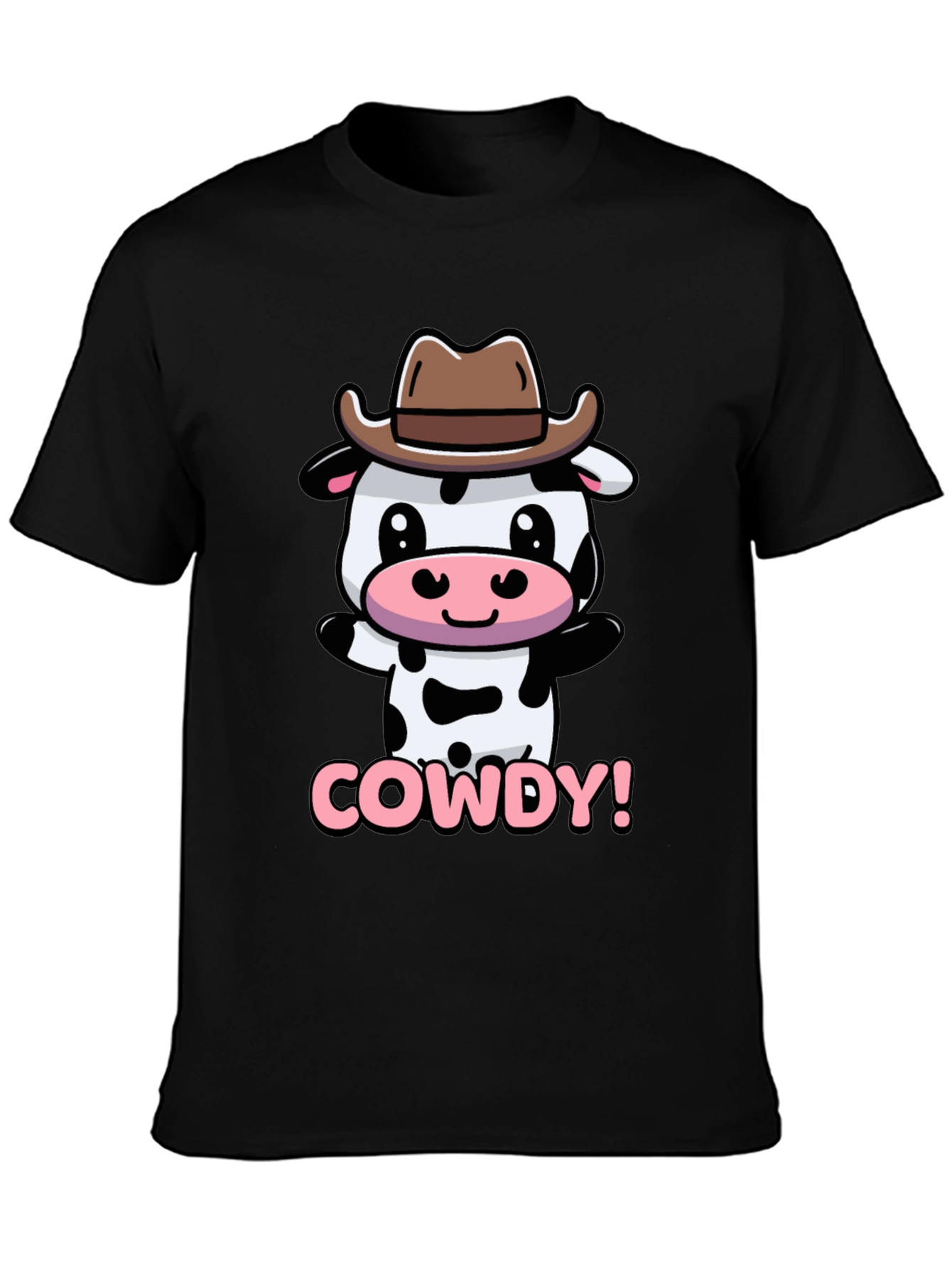 Cute Cowdy Cowboy Cow T-Shirt