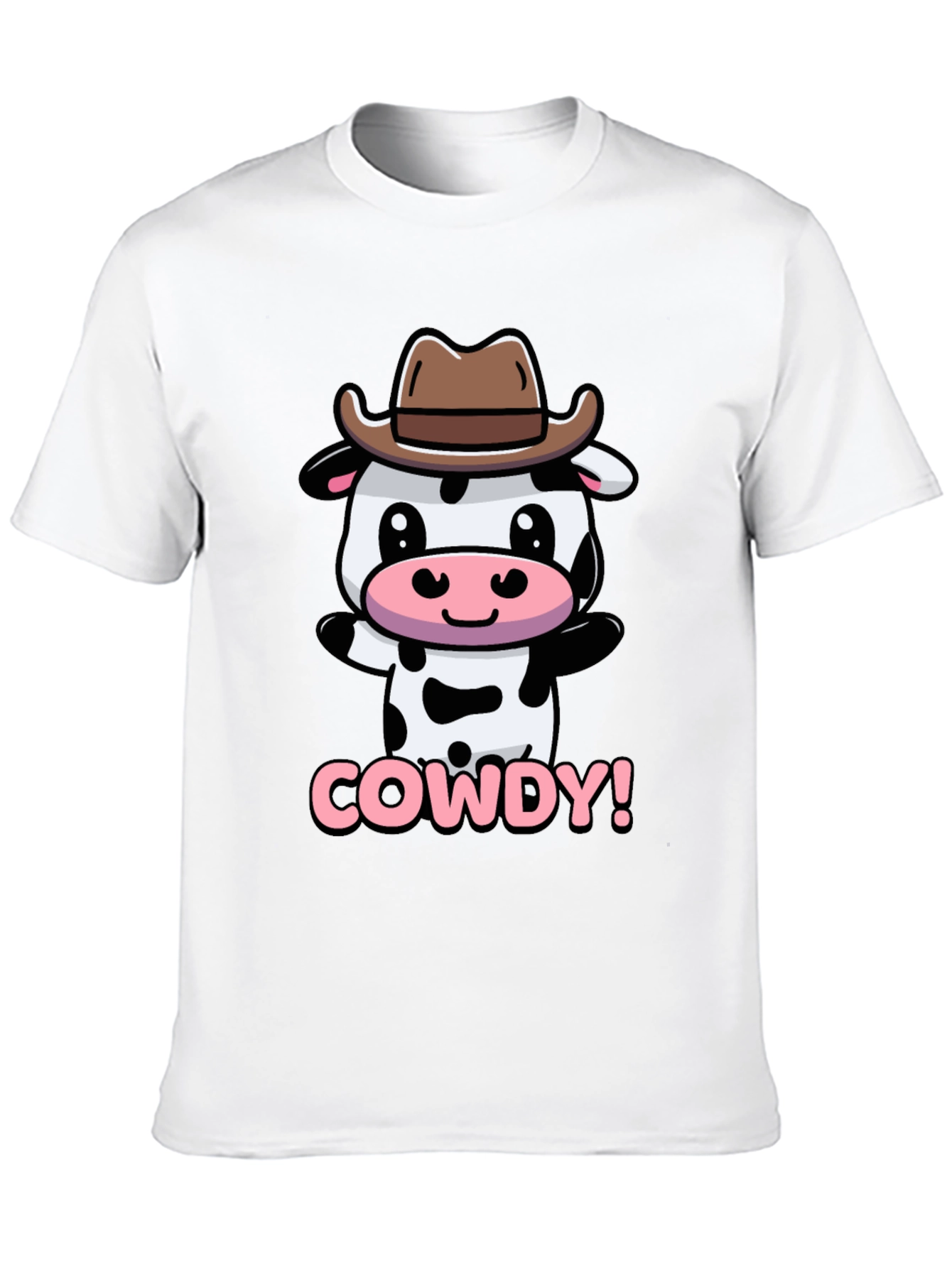 Cute Cowdy Cowboy Cow T-Shirt