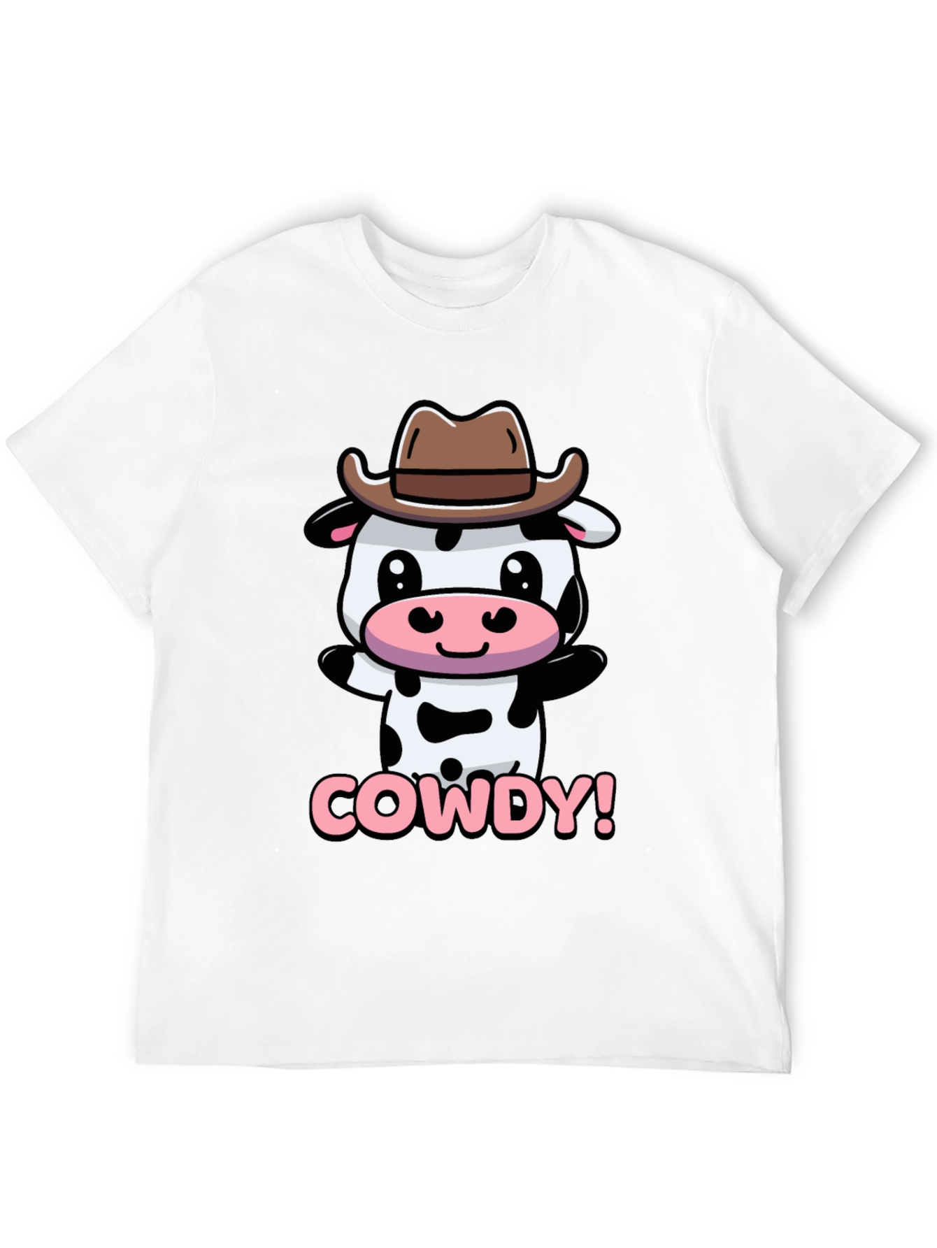 Cute Cowdy Cowboy Cow T-Shirt