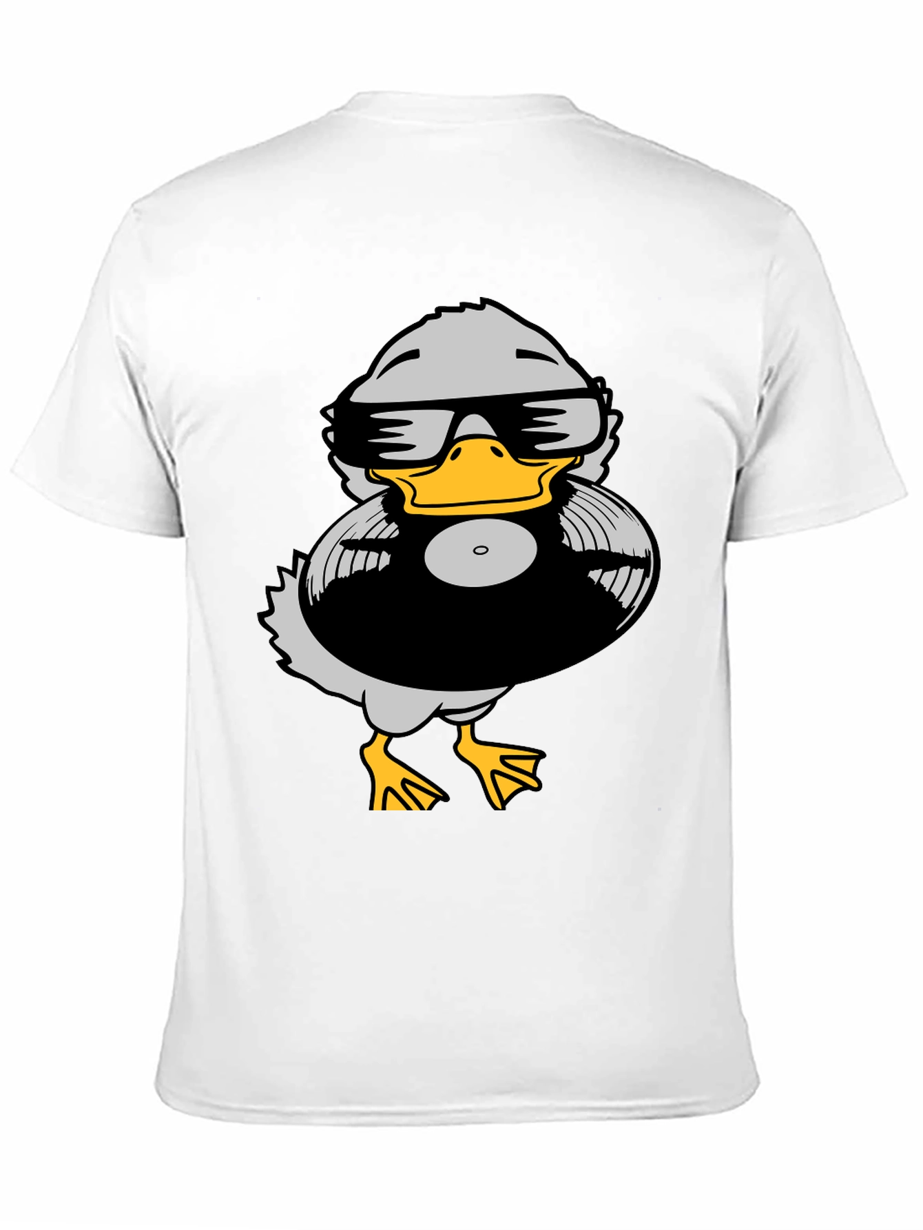 Duck DJ Graphic Tee - Black