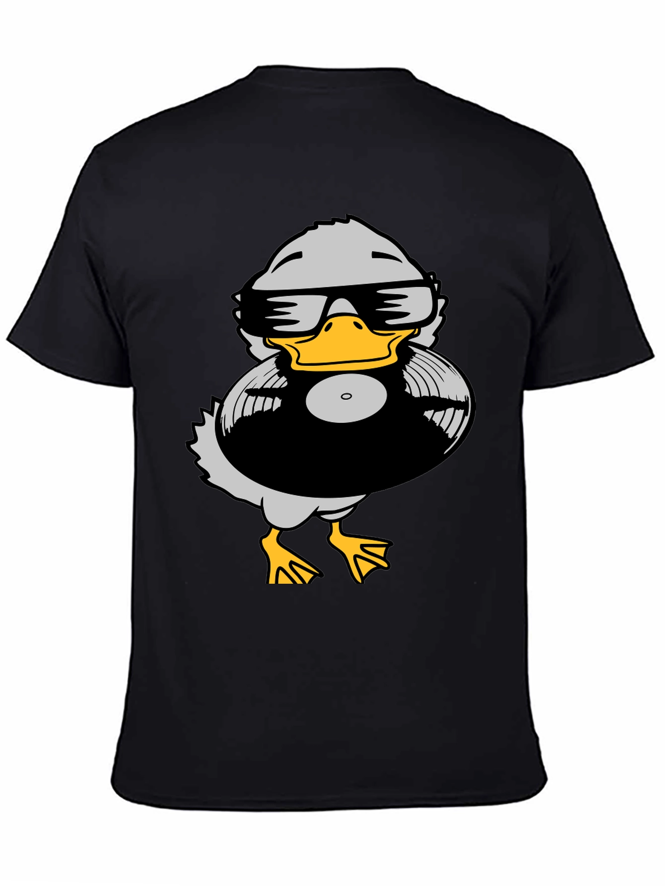 Duck DJ Graphic Tee - Black