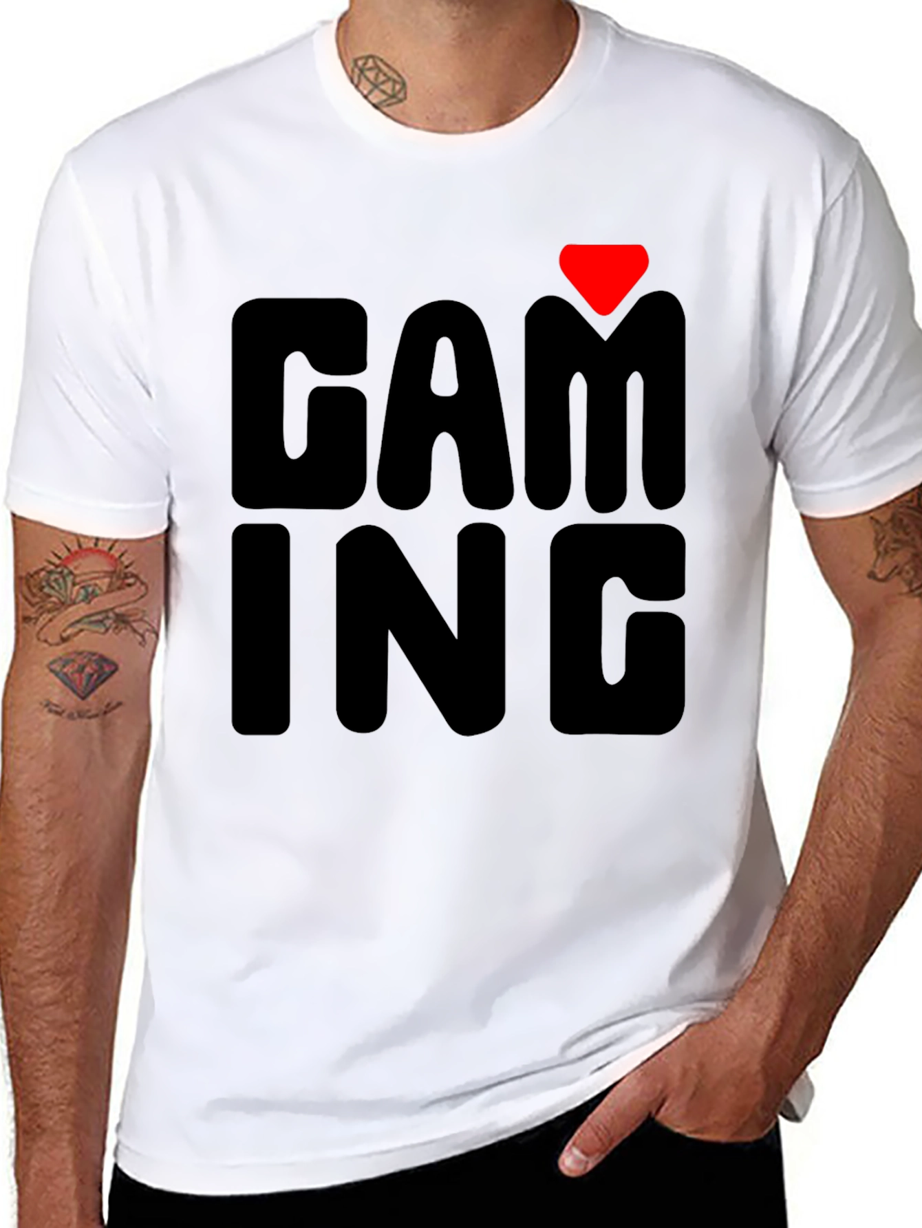 Gaming T-Shirt - Black Graphic Tee for Gamers