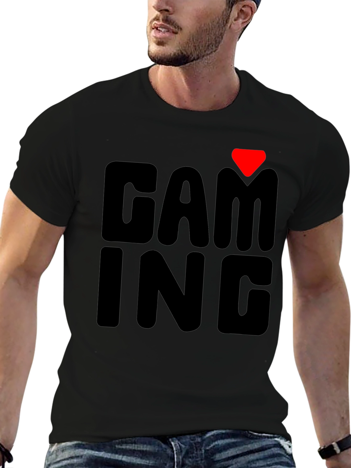 Gaming T-Shirt - Black Graphic Tee for Gamers