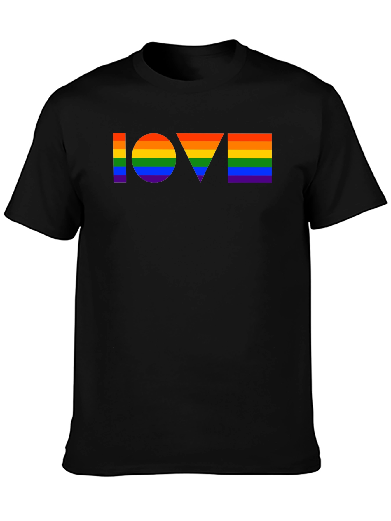 Pride LOVE T-Shirt - Rainbow LGBT Graphic Tee
