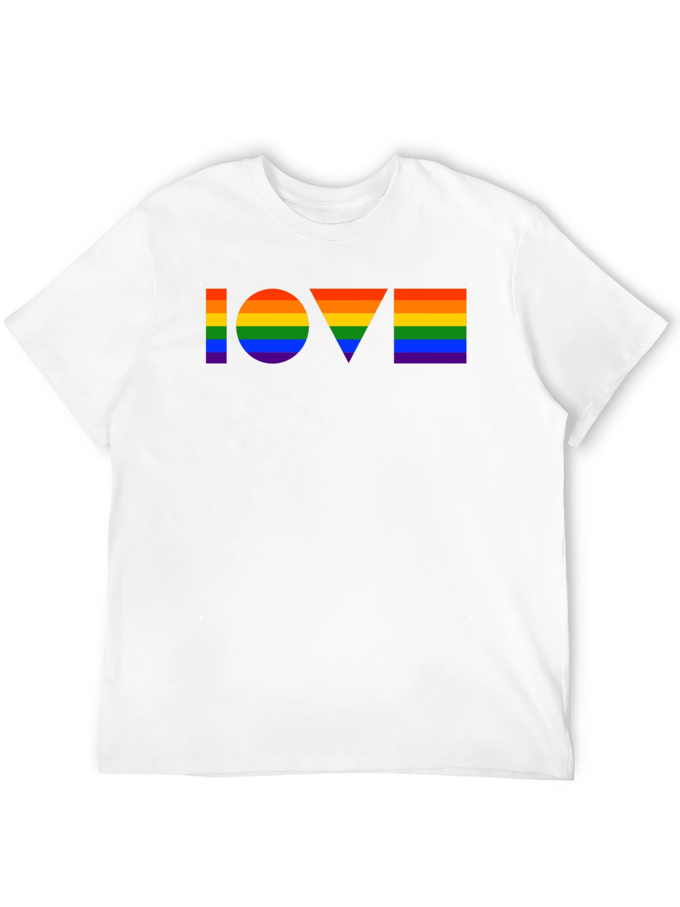 Pride LOVE T-Shirt - Rainbow LGBT Graphic Tee