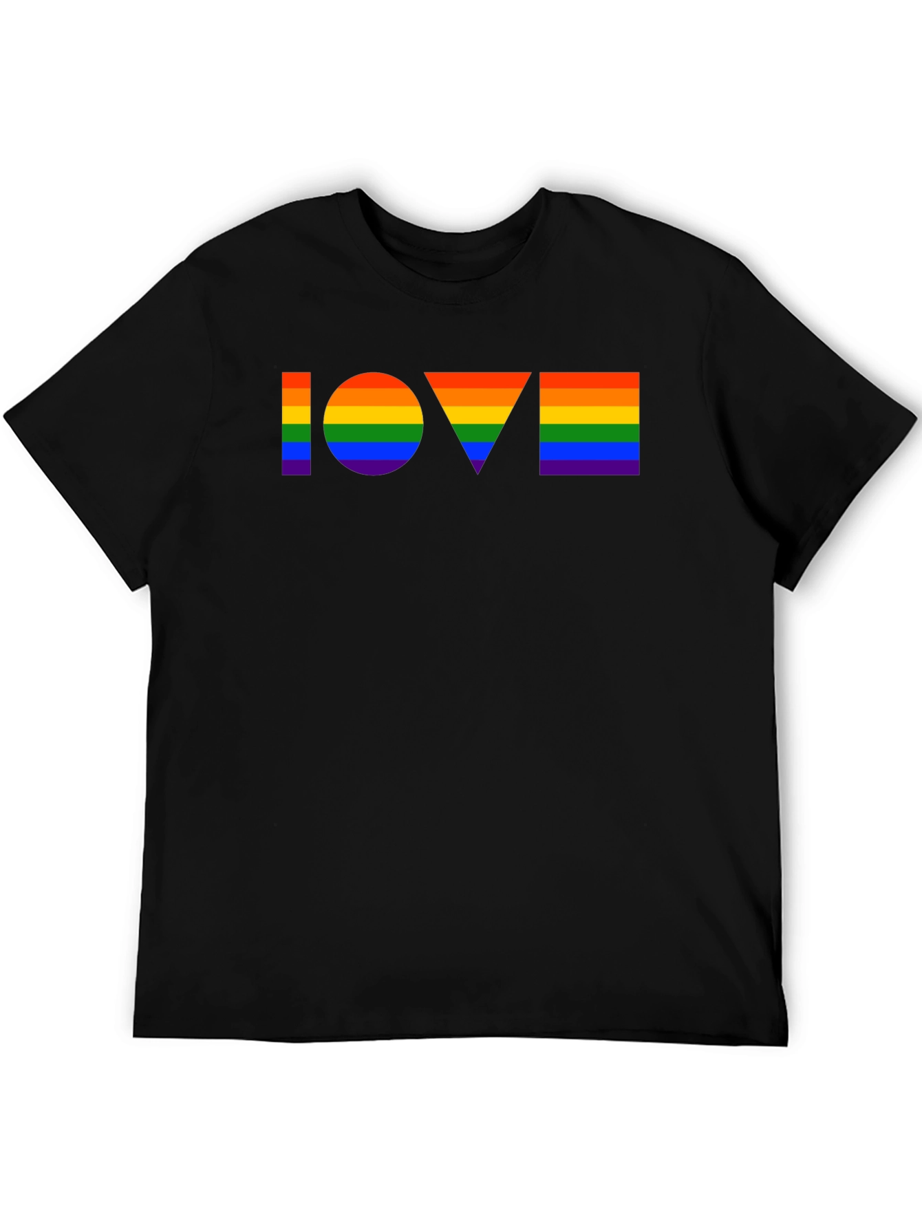 Pride LOVE T-Shirt - Rainbow LGBT Graphic Tee