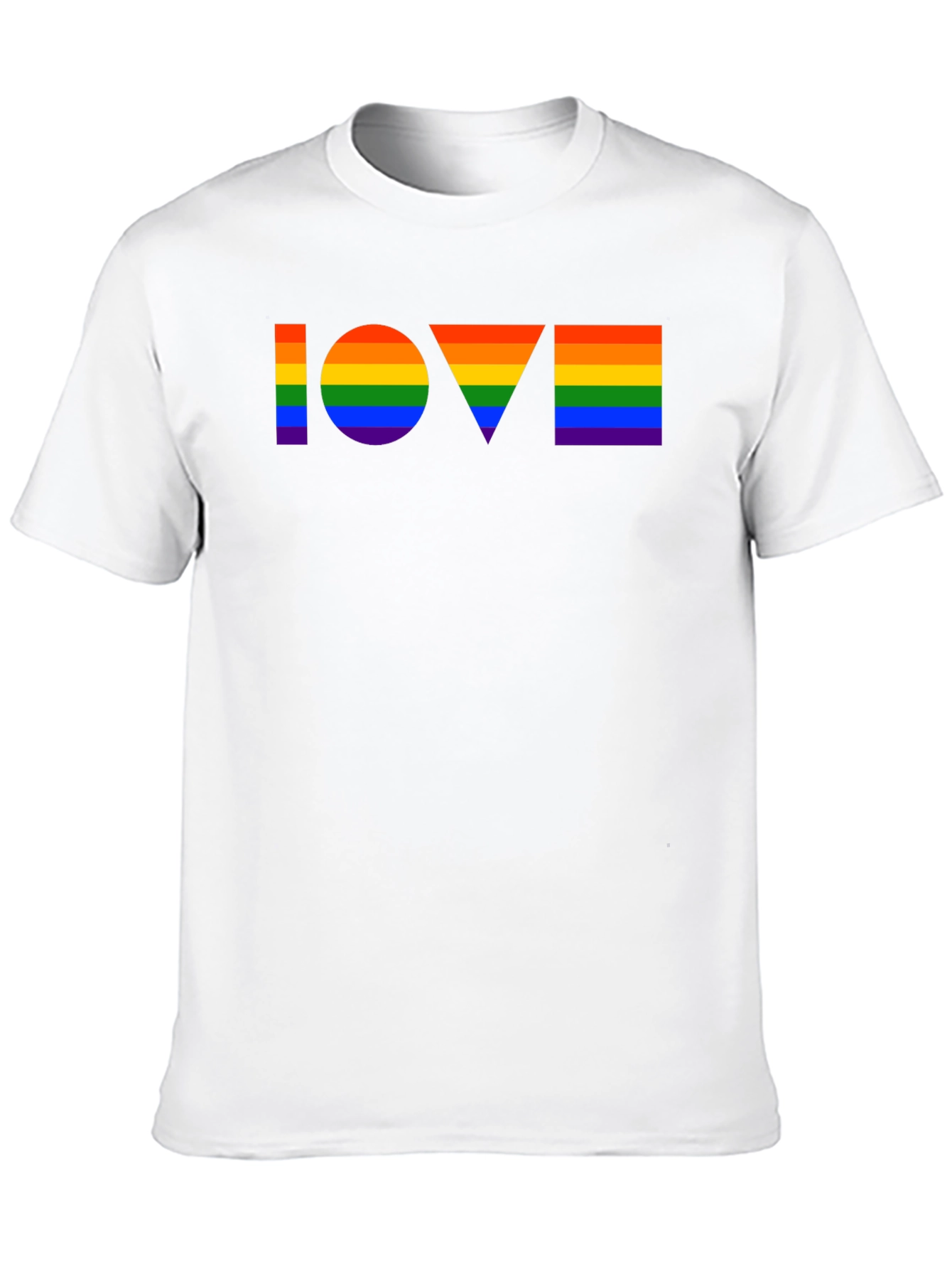 Pride LOVE T-Shirt - Rainbow LGBT Graphic Tee