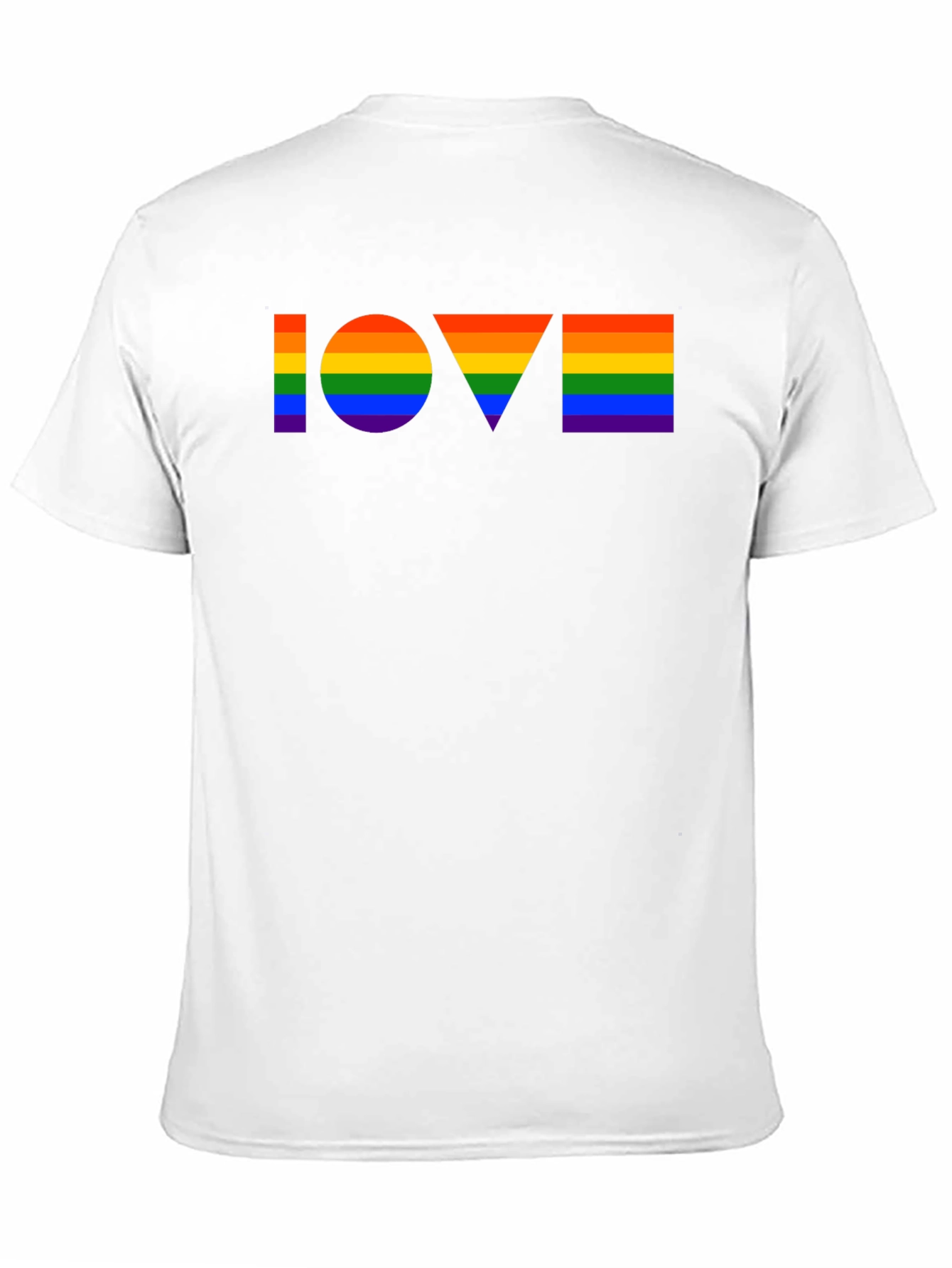 Pride LOVE T-Shirt - Rainbow LGBT Graphic Tee