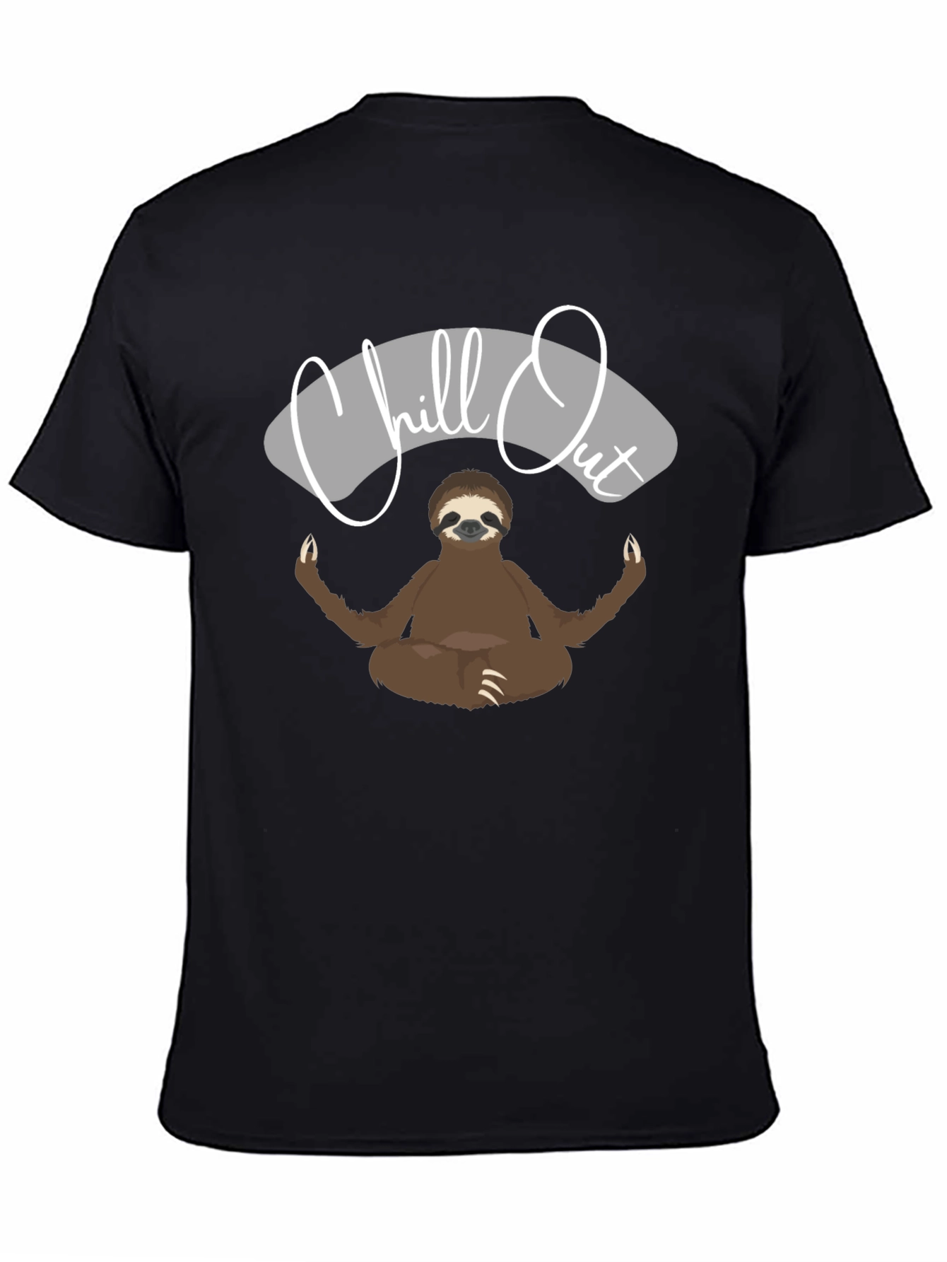 Chill Out Sloth T-Shirt - Relaxed Zen Style
