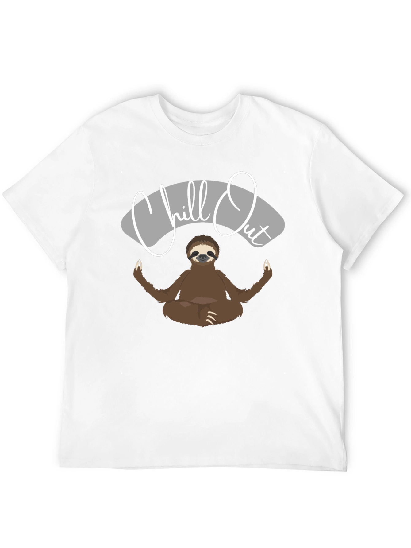 Chill Out Sloth T-Shirt - Relaxed Zen Style