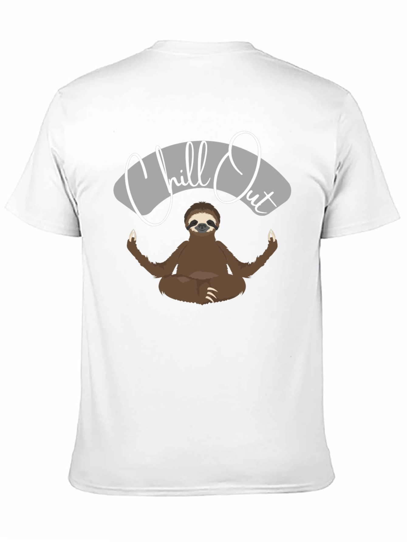 Chill Out Sloth T-Shirt - Relaxed Zen Style