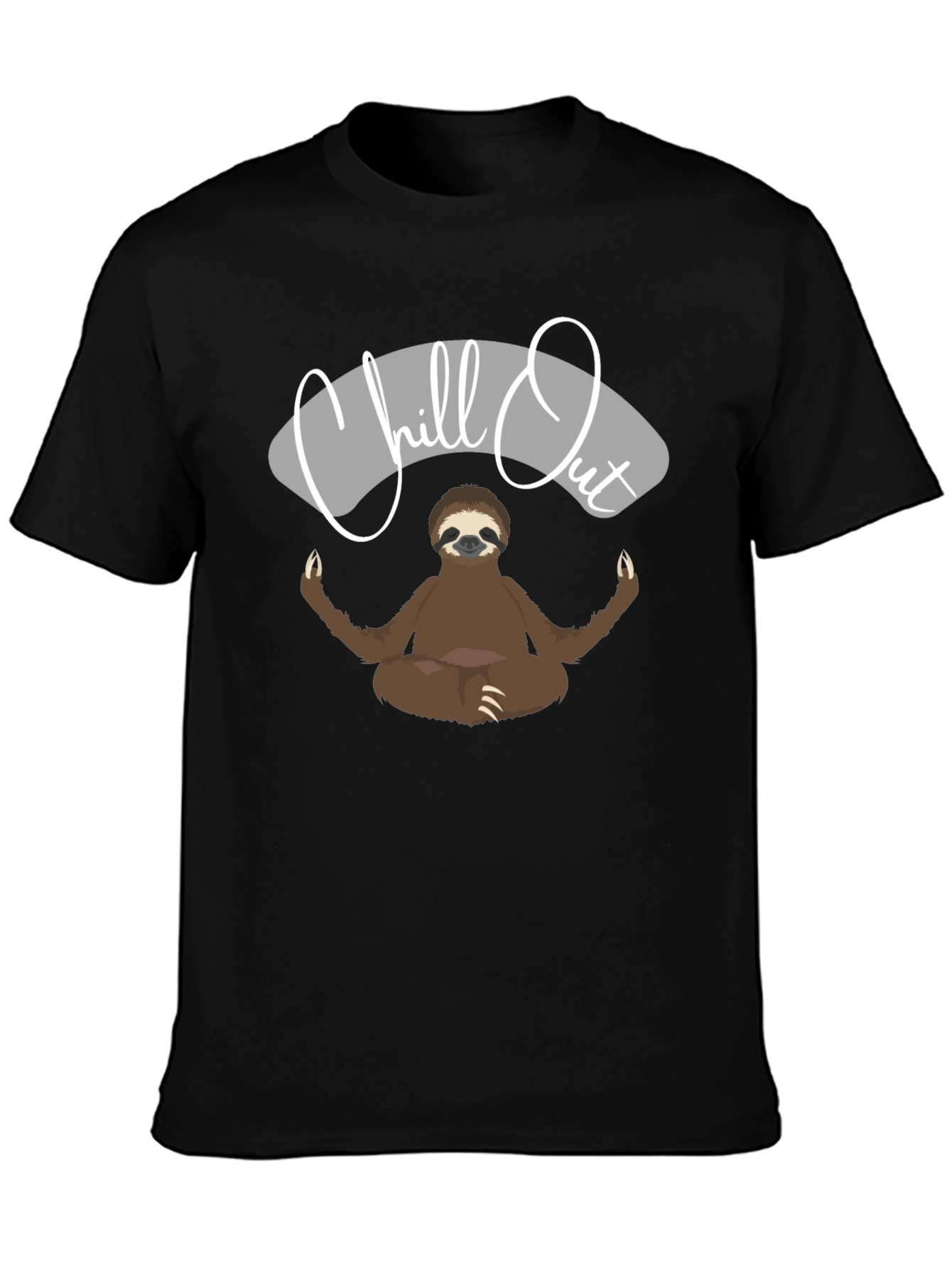 Chill Out Sloth T-Shirt - Relaxed Zen Style