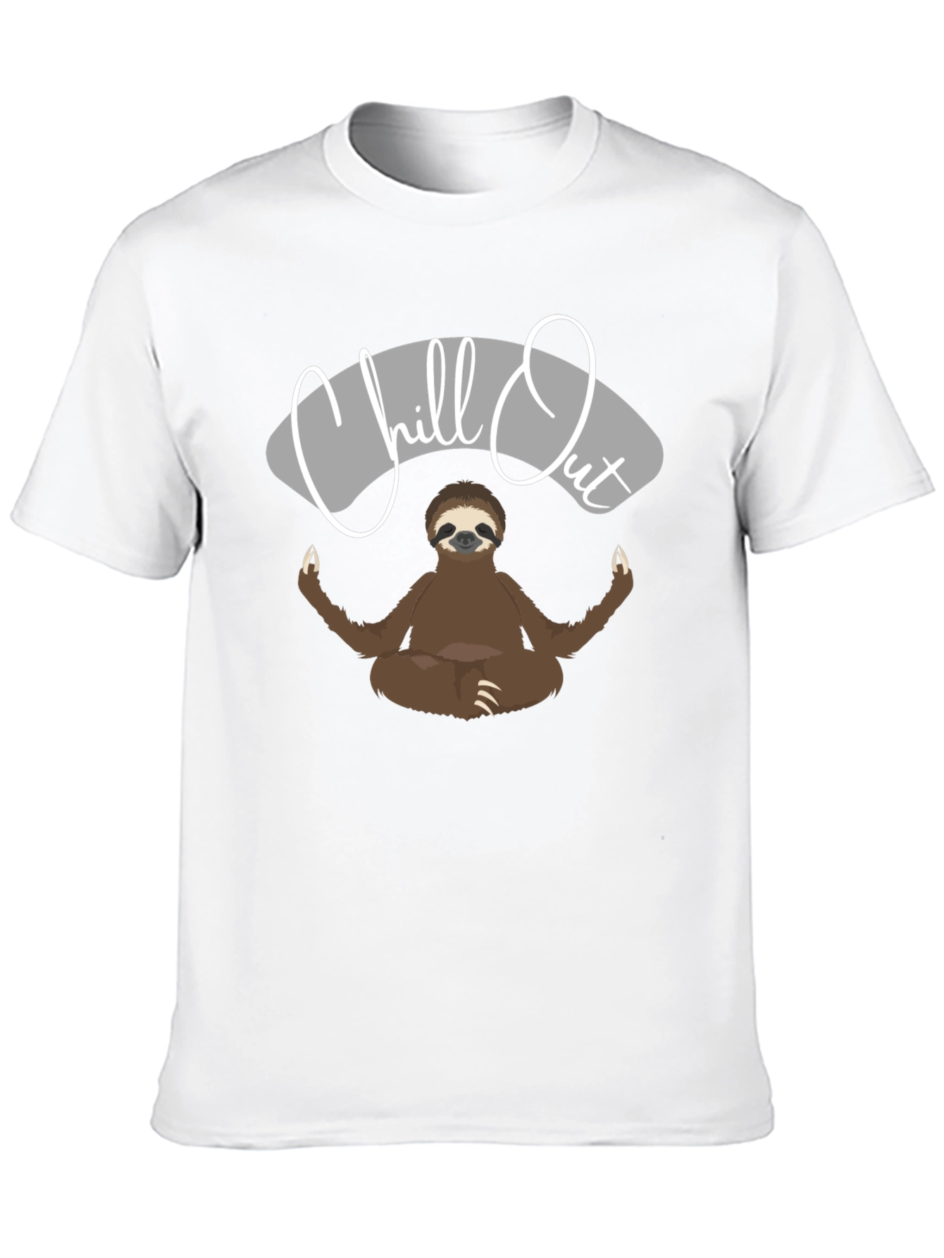 Chill Out Sloth T-Shirt - Relaxed Zen Style