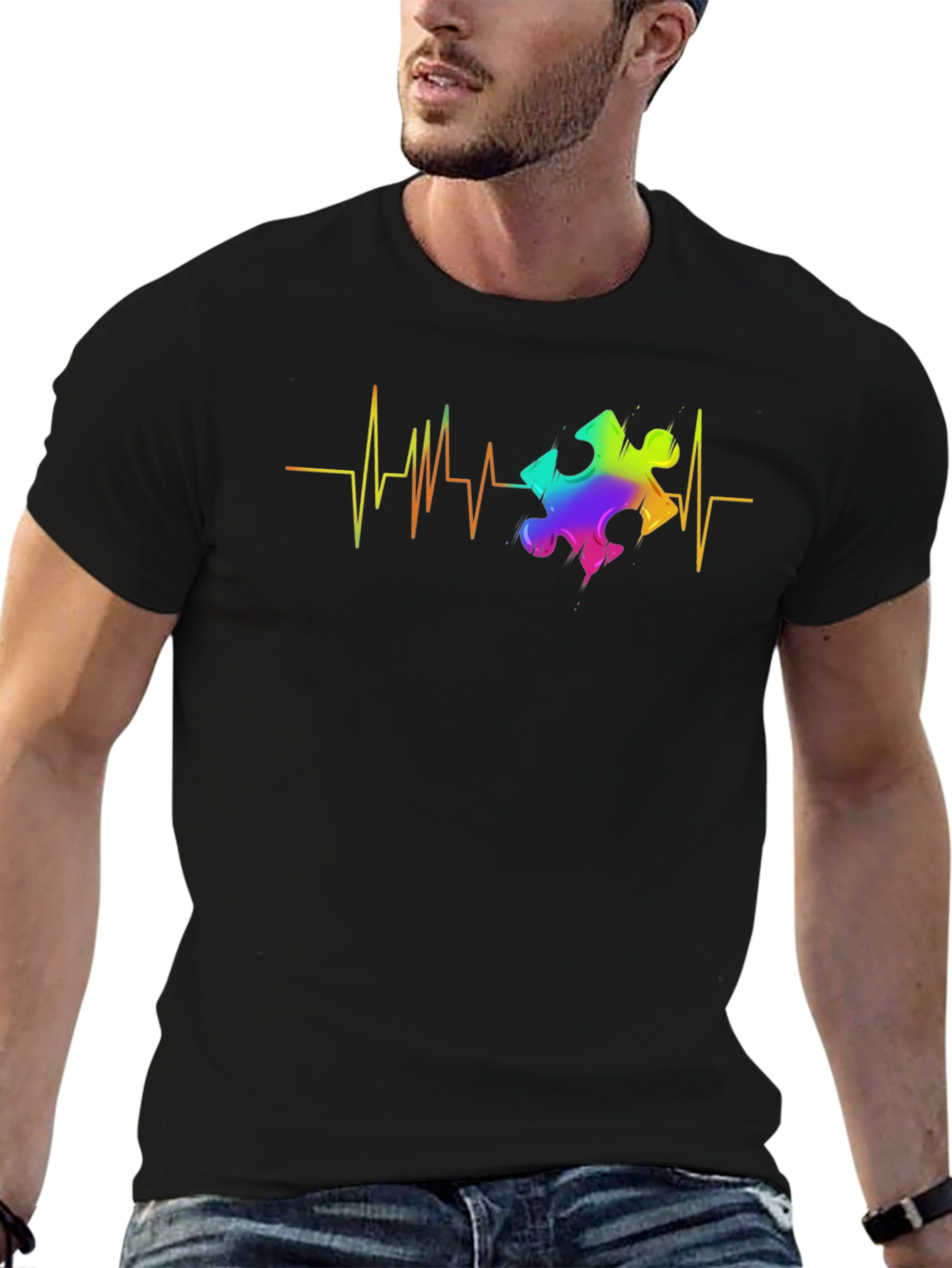 Autism Awareness Heartbeat T-Shirt