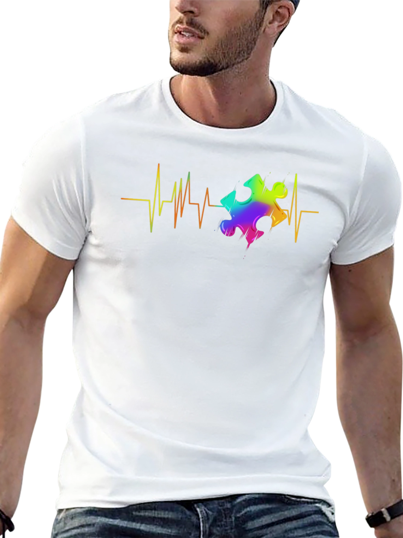 Autism Awareness Heartbeat T-Shirt