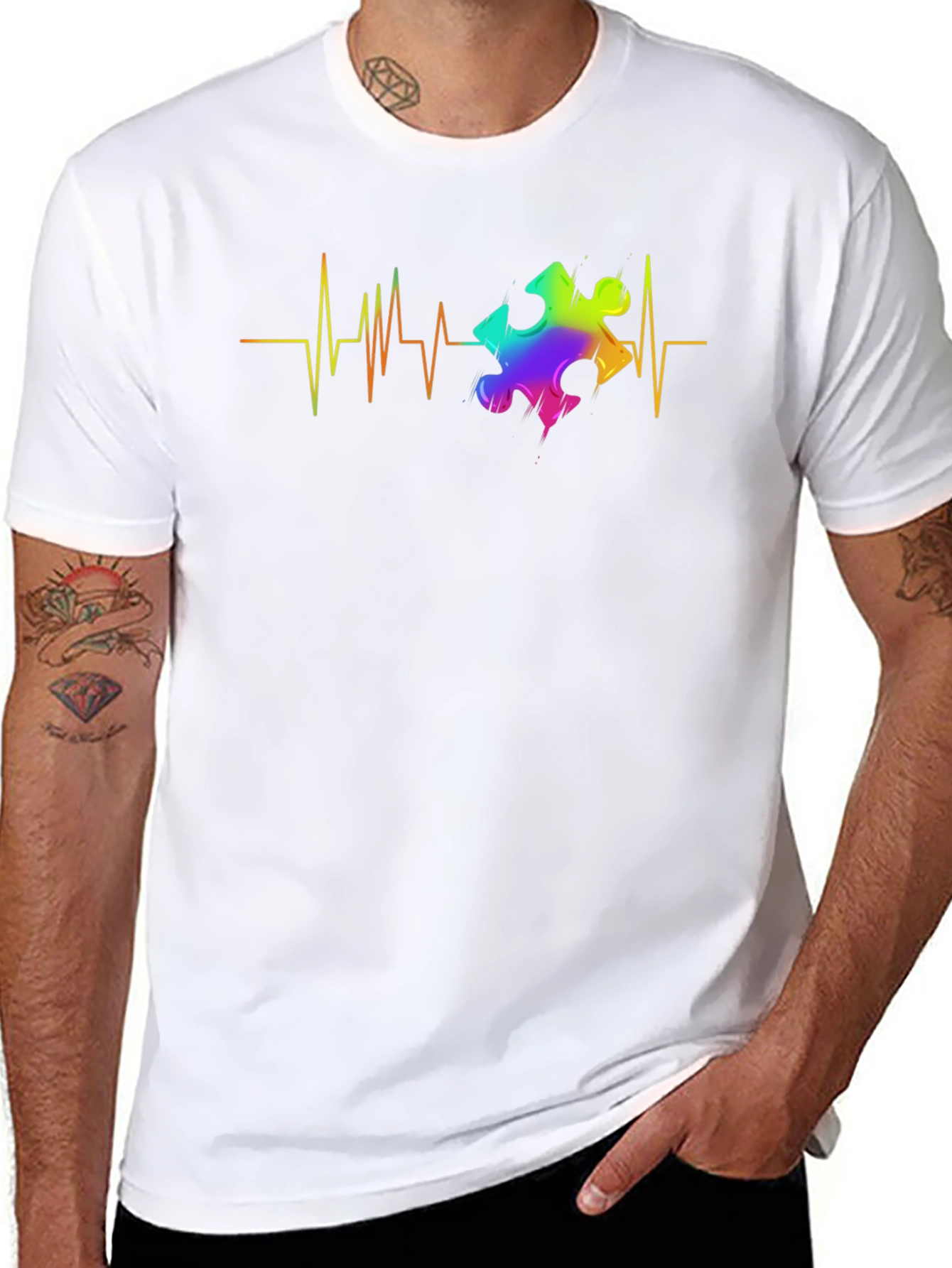 Autism Awareness Heartbeat T-Shirt
