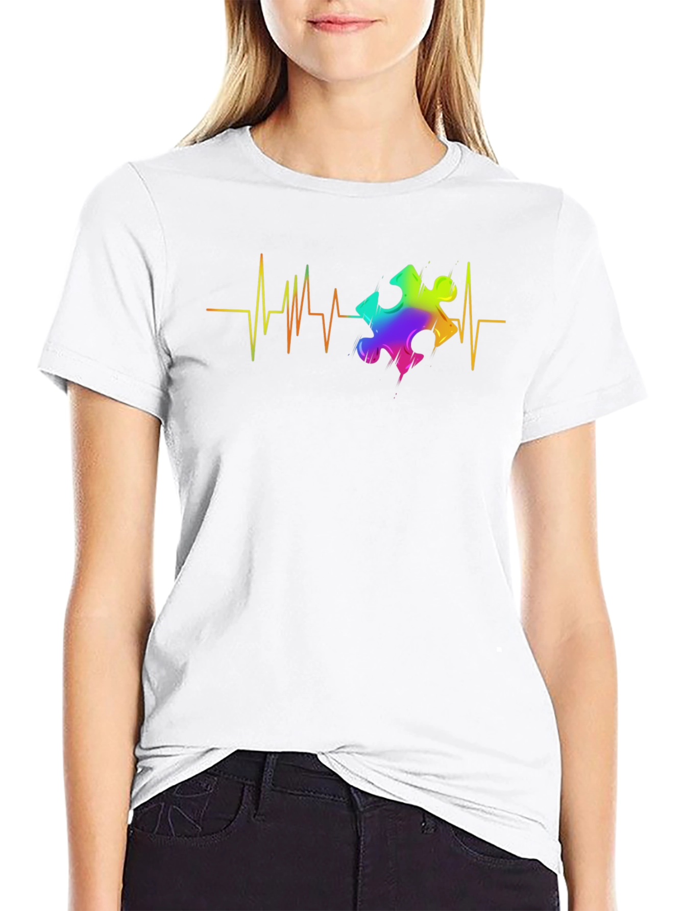 Autism Awareness Heartbeat T-Shirt