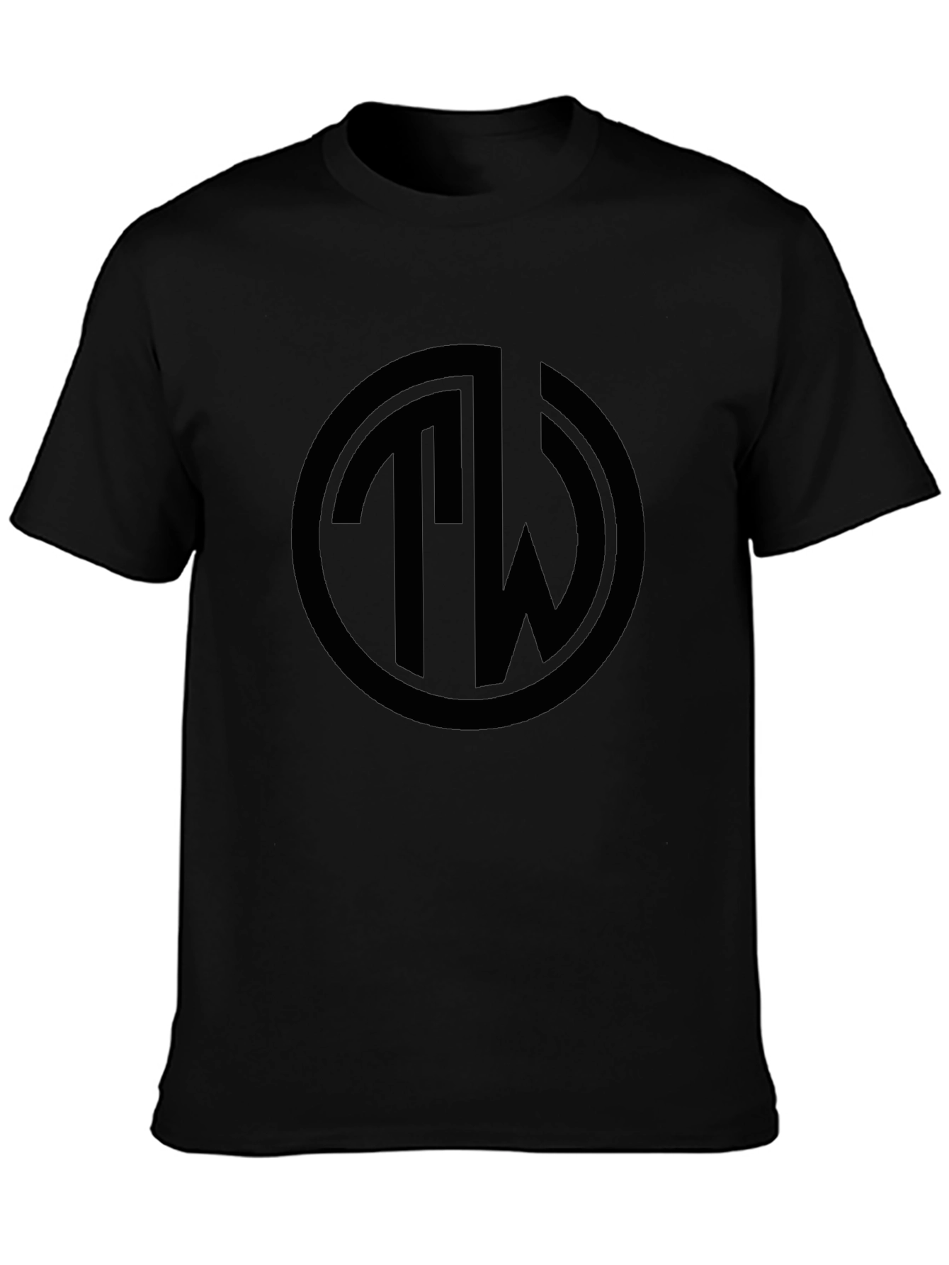 Black TW Logo T-Shirt - Stylish Casual Wear