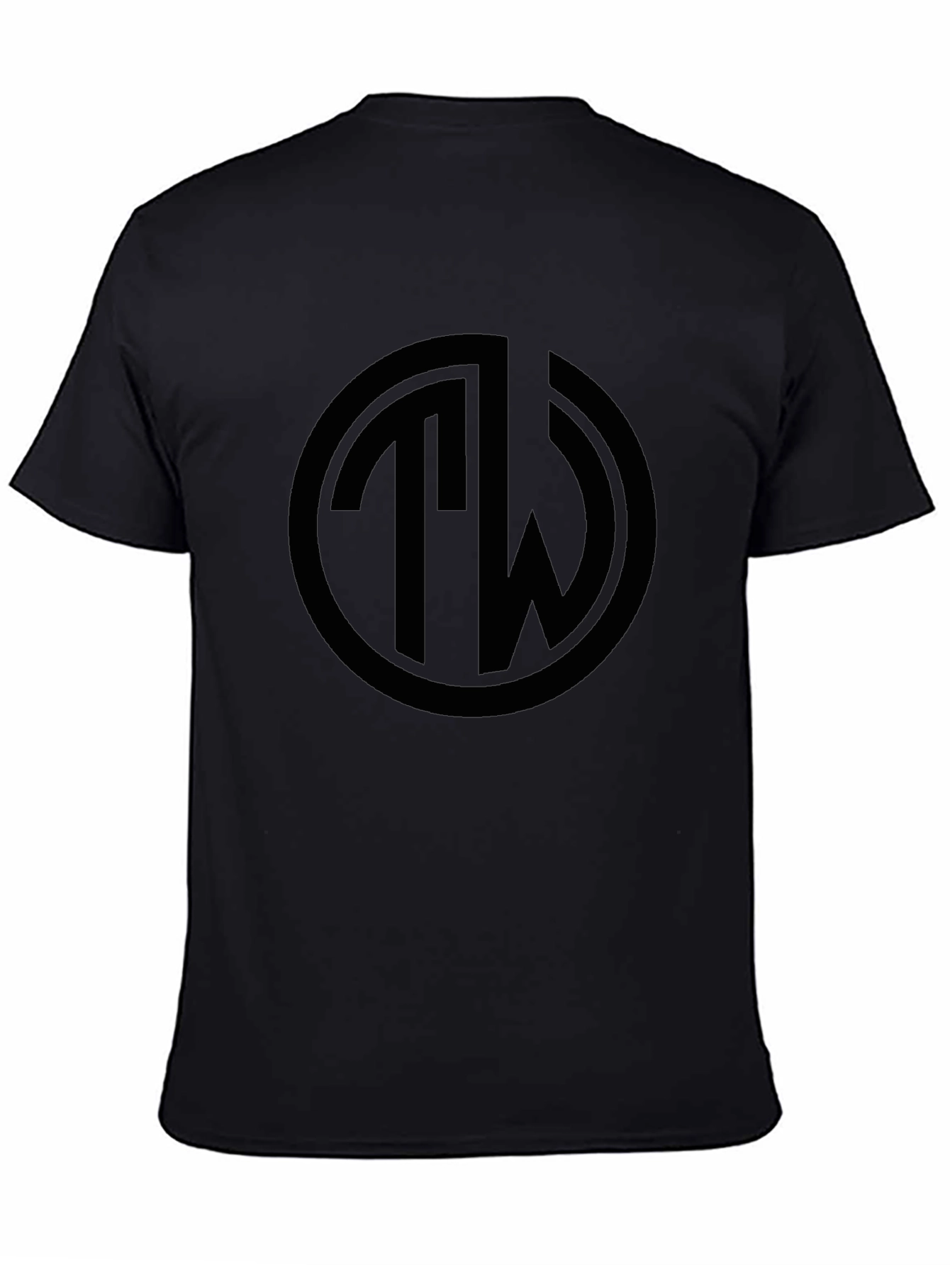Black TW Logo T-Shirt - Stylish Casual Wear