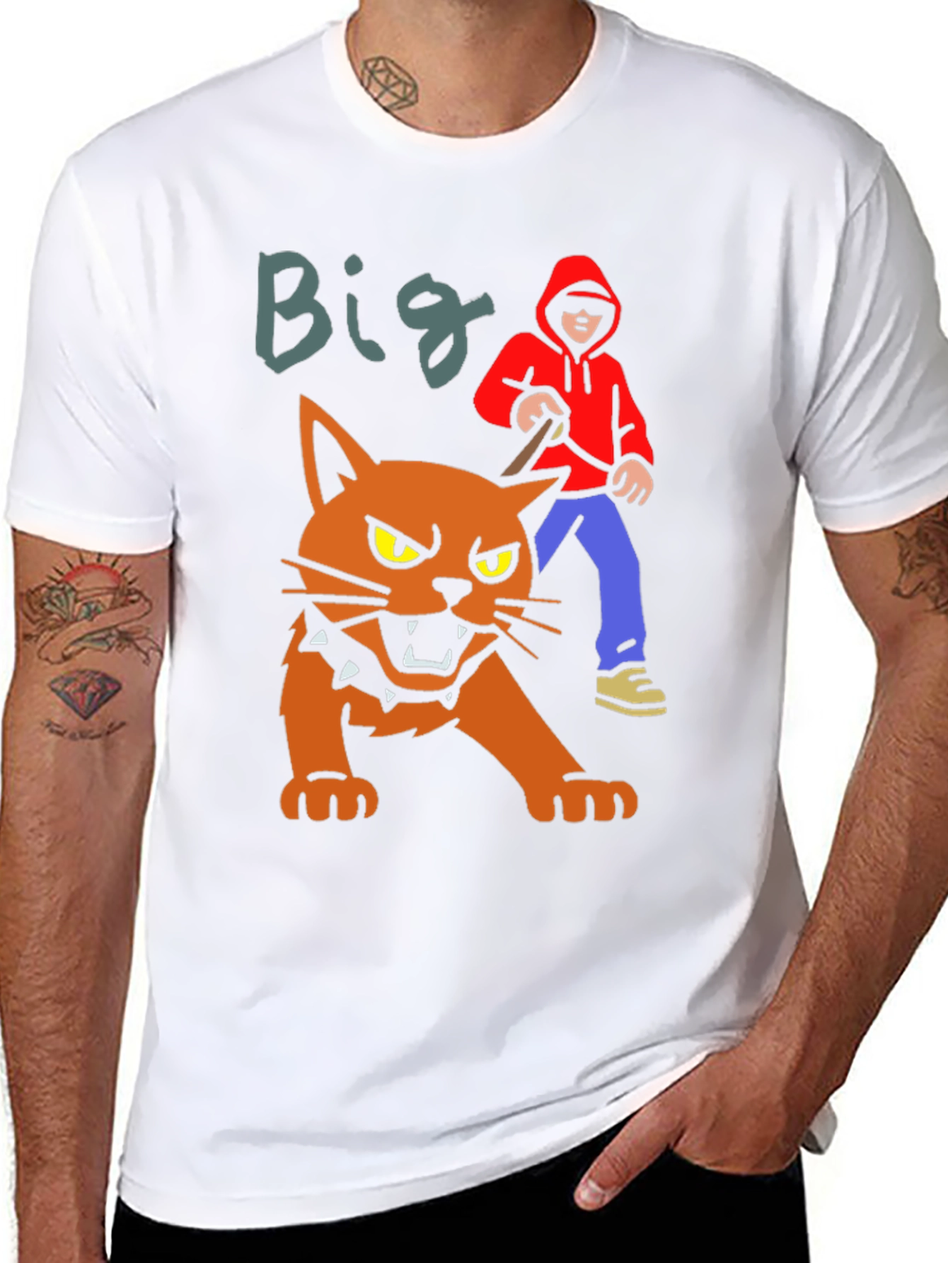 Big Cat T-Shirt - Graphic Tee